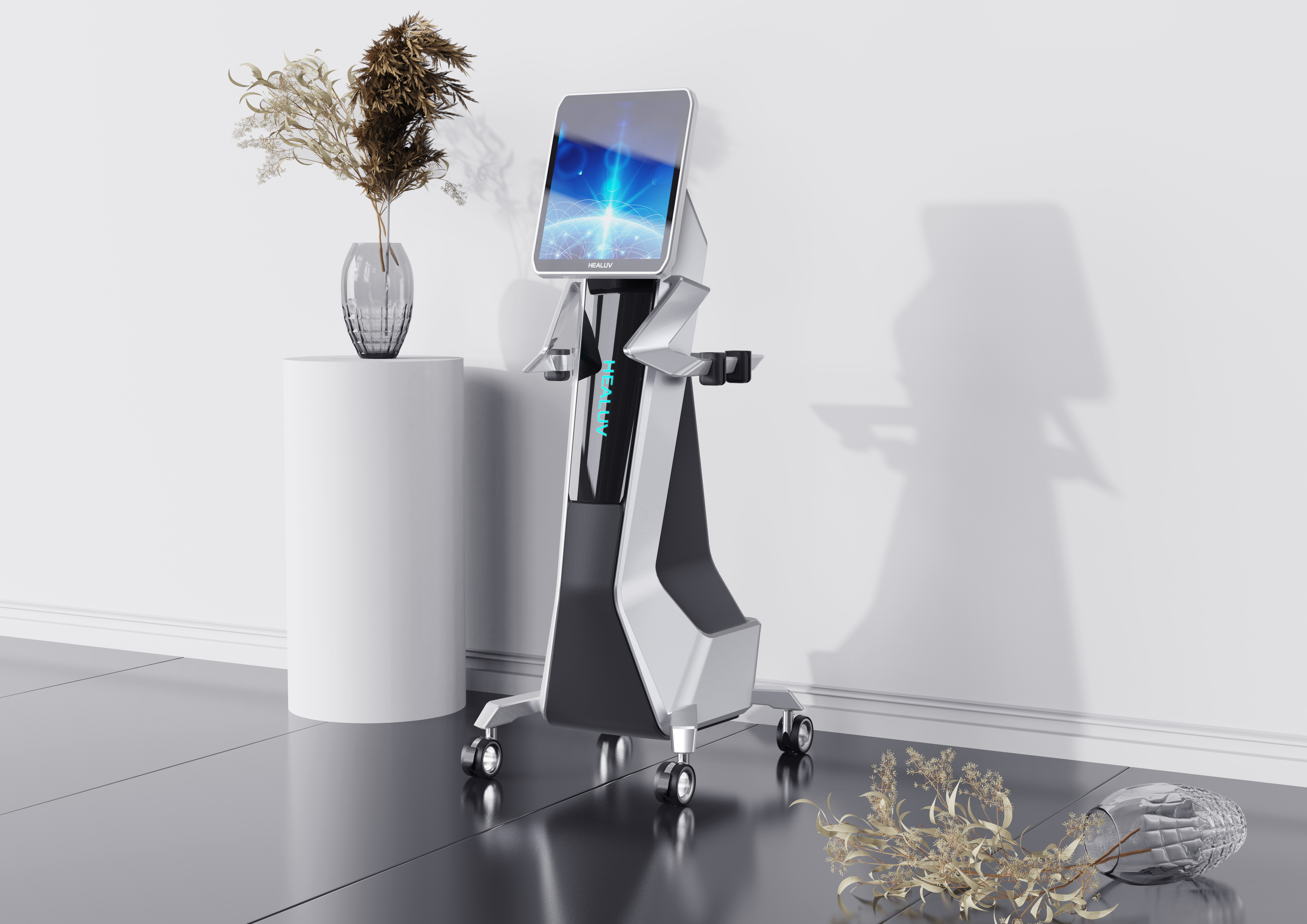 Medical cosmetology，Tough tech wind，radio frequency，Medical cart，Cyber Metal，