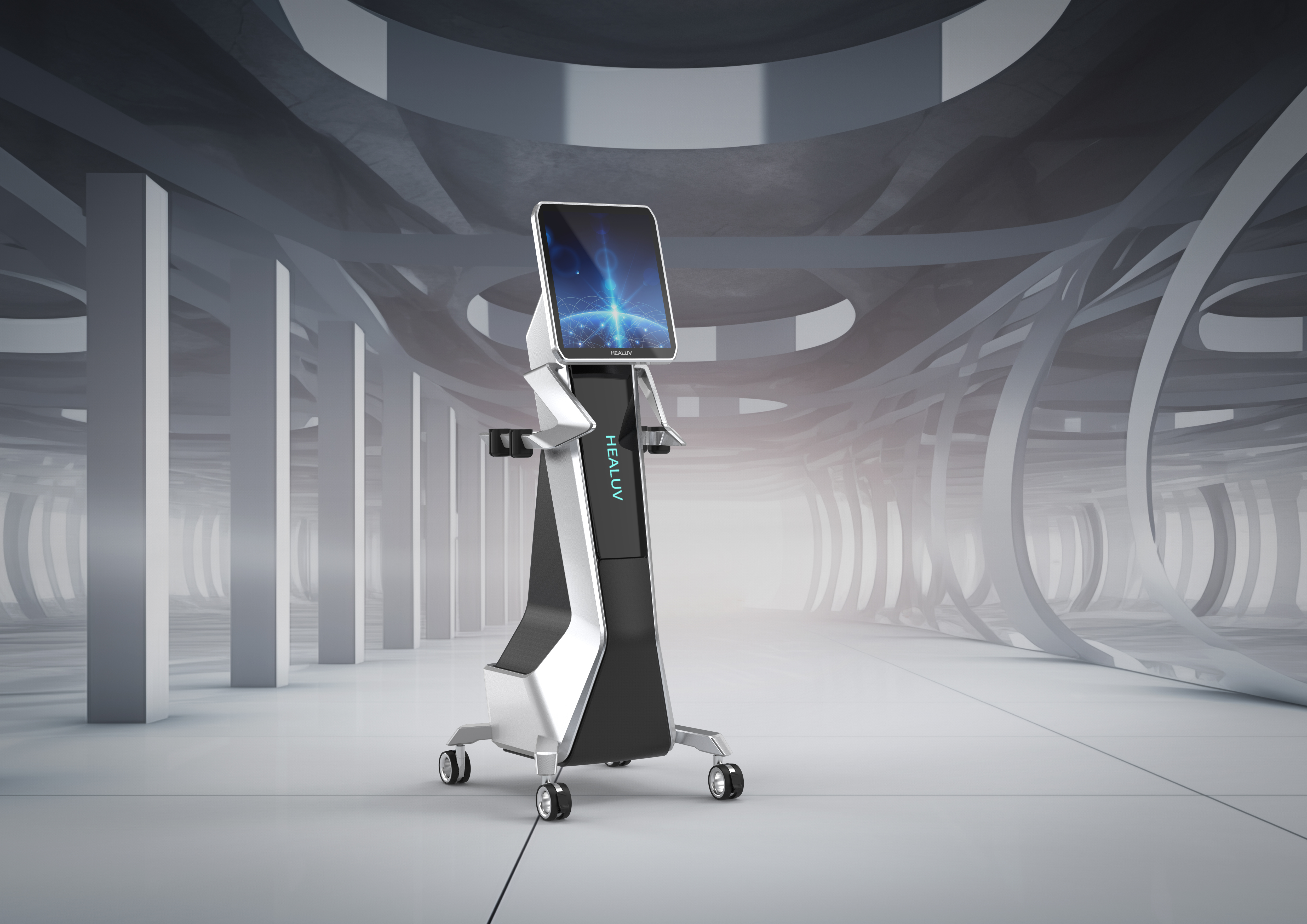 Medical cosmetology，Tough tech wind，radio frequency，Medical cart，Cyber Metal，