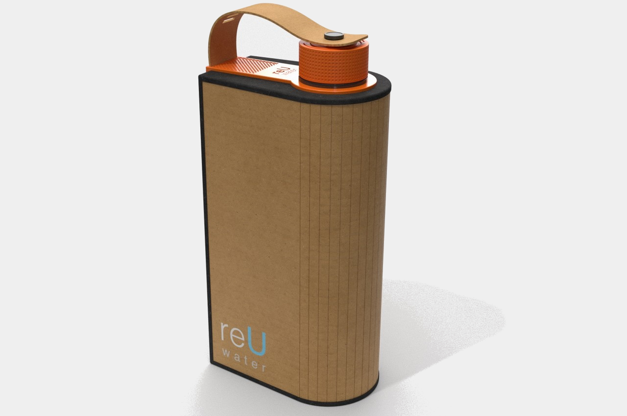 sustainable，Water bottle，Cardboard Water Bottle，Keep Moisture，
