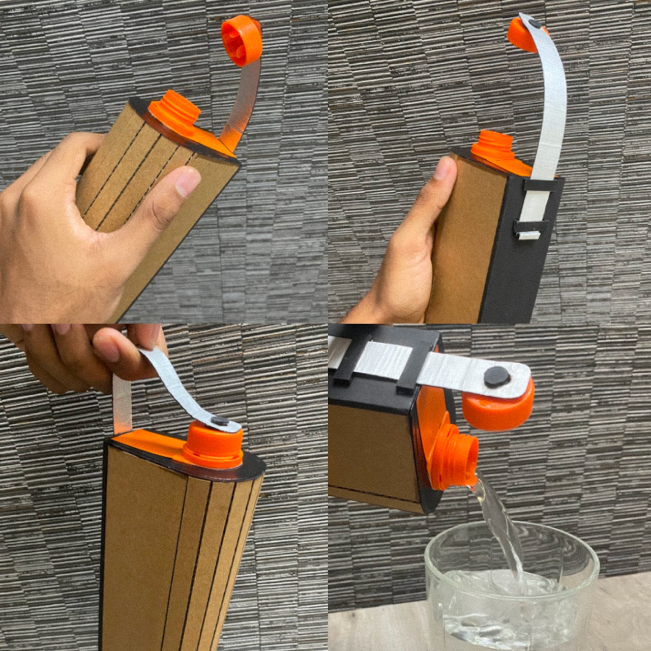 sustainable，Water bottle，Cardboard Water Bottle，Keep Moisture，