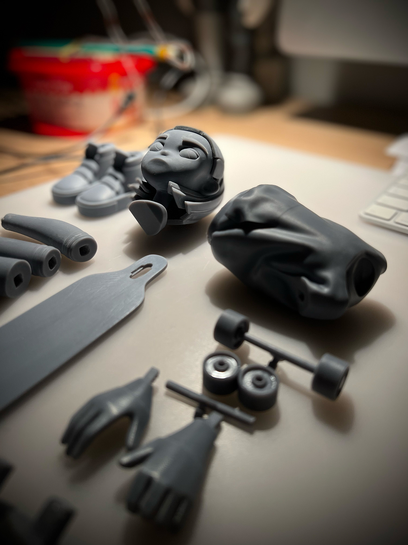数字雕刻，玩具，Shimuko，3D 打印，限量，