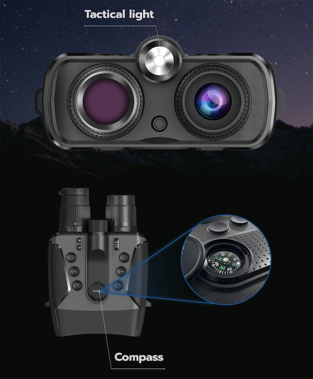 night vision，Binoculars，YASHICA，