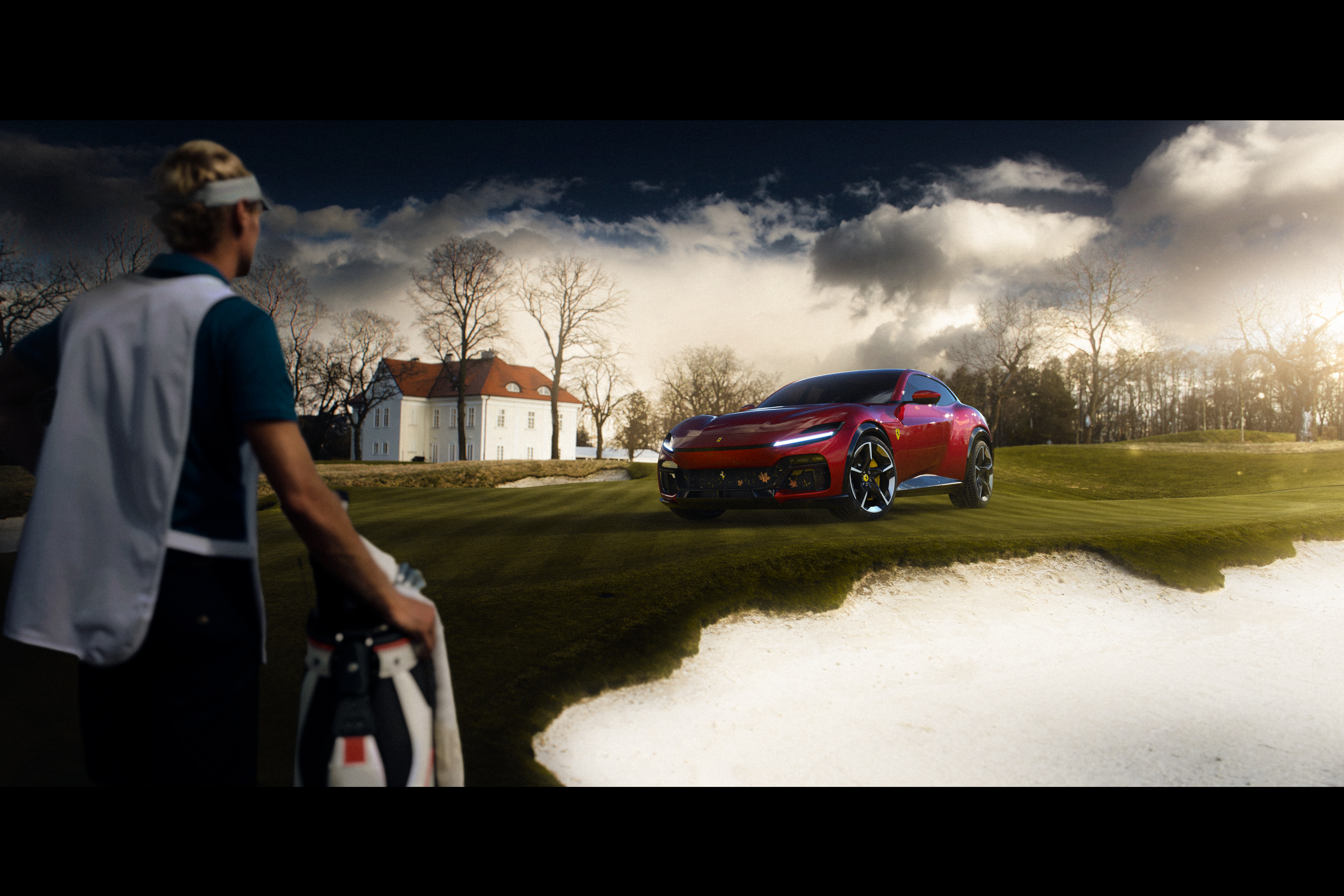 Ferrari，shot，Purosangue，Render，automobile，Sports car，