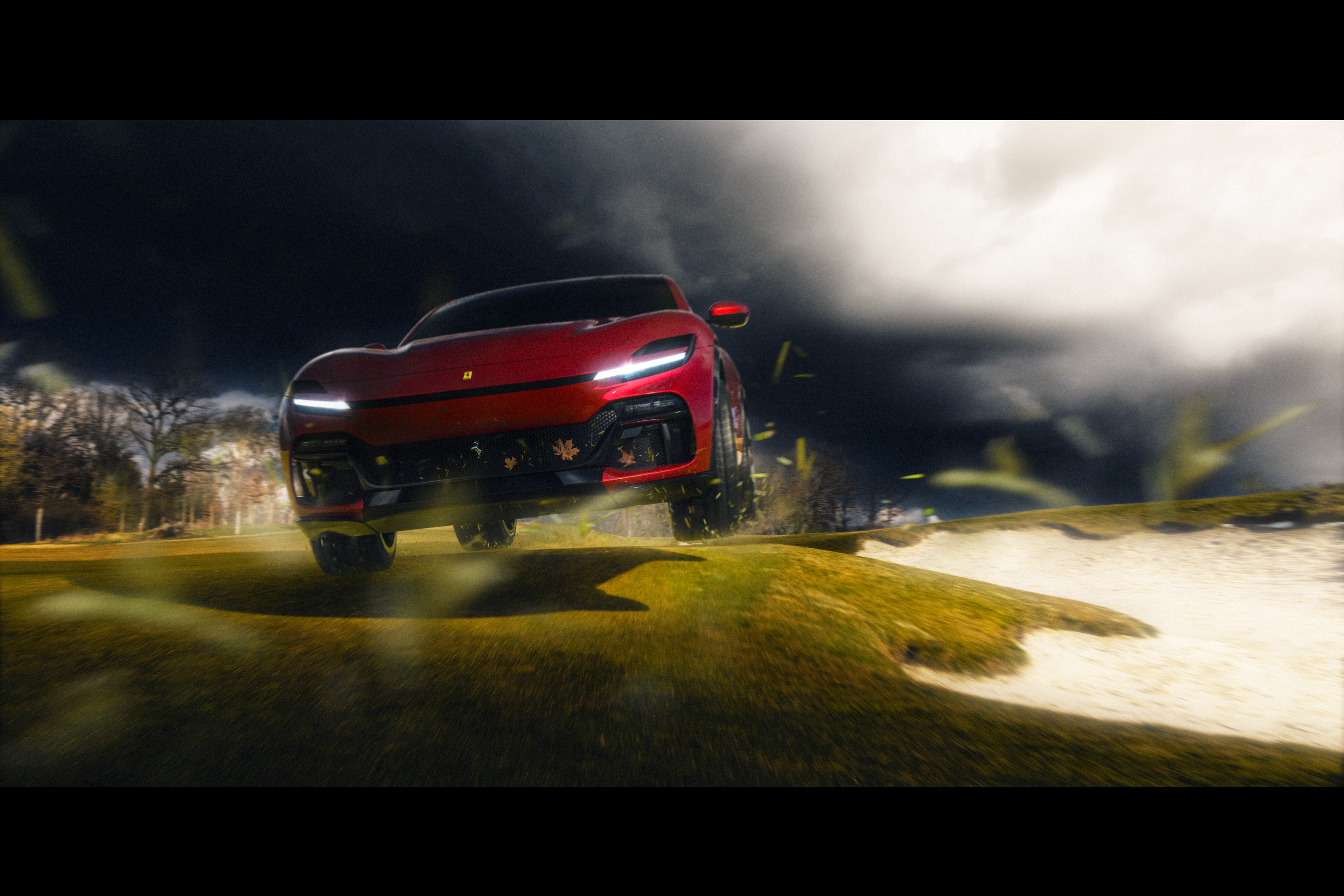 Ferrari，shot，Purosangue，Render，automobile，Sports car，