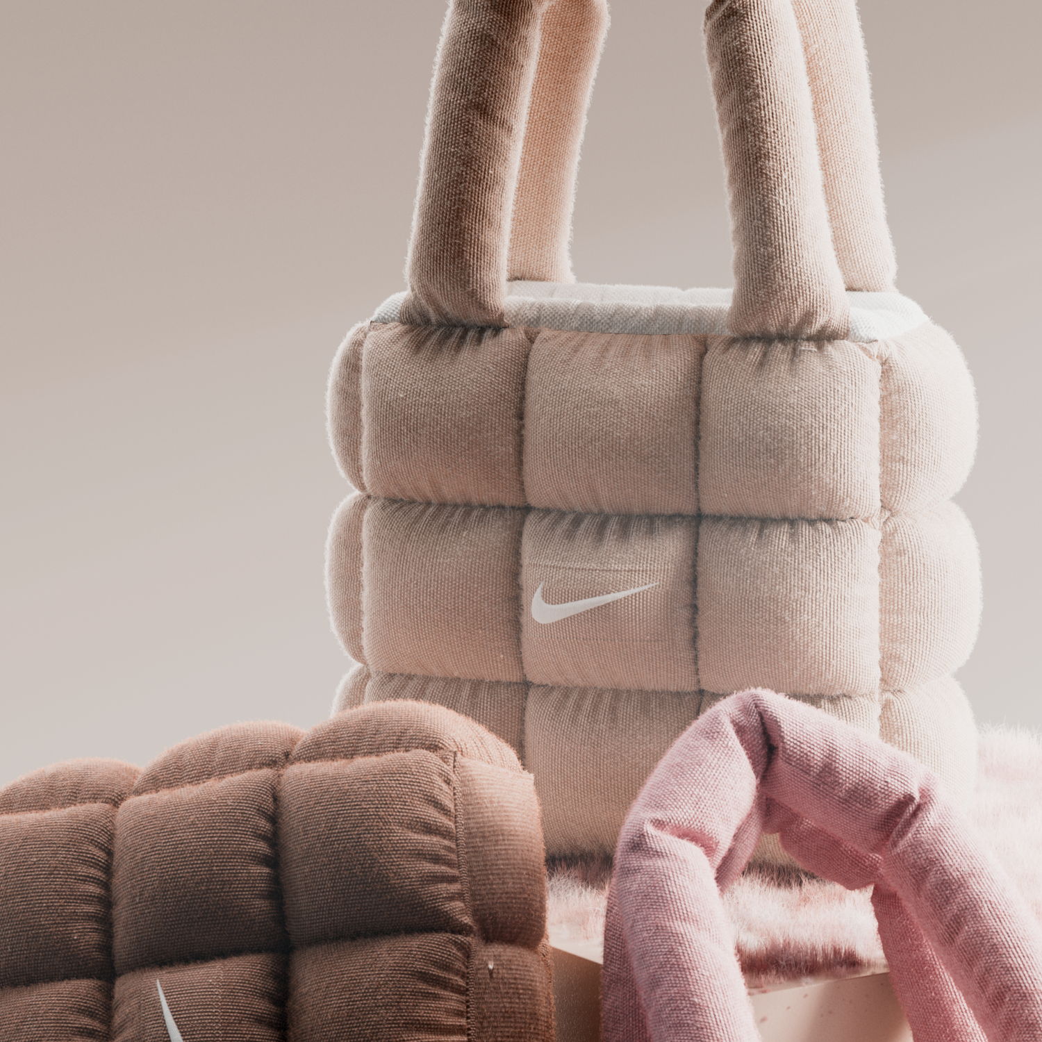 Bag，Puffy Nike，handbag，