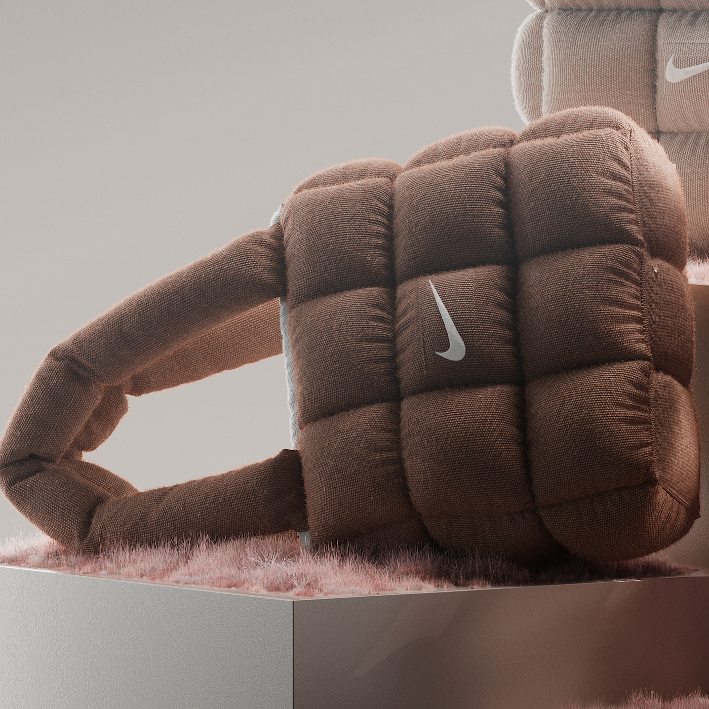 Bag，Puffy Nike，handbag，
