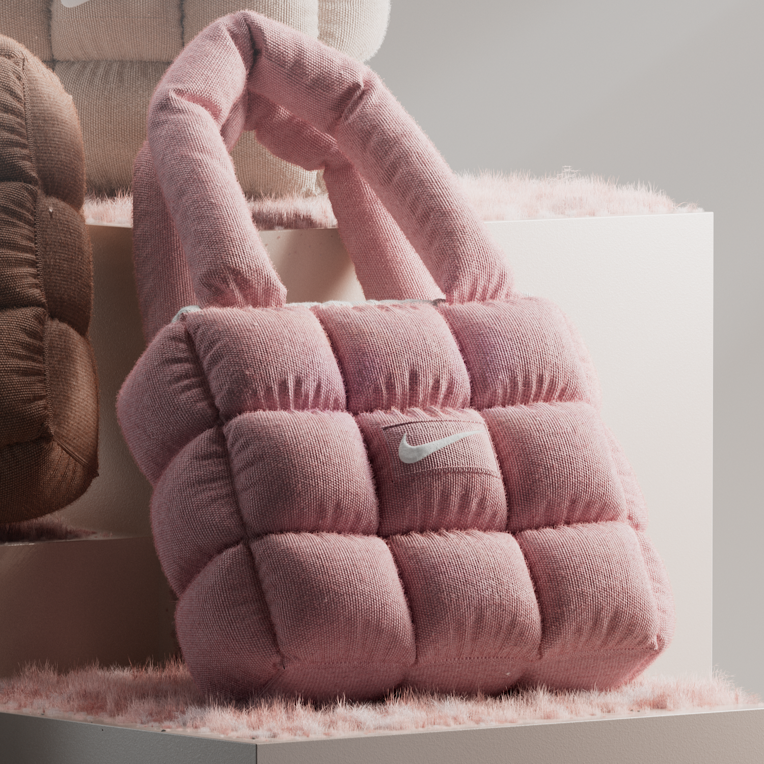 Bag，Puffy Nike，handbag，