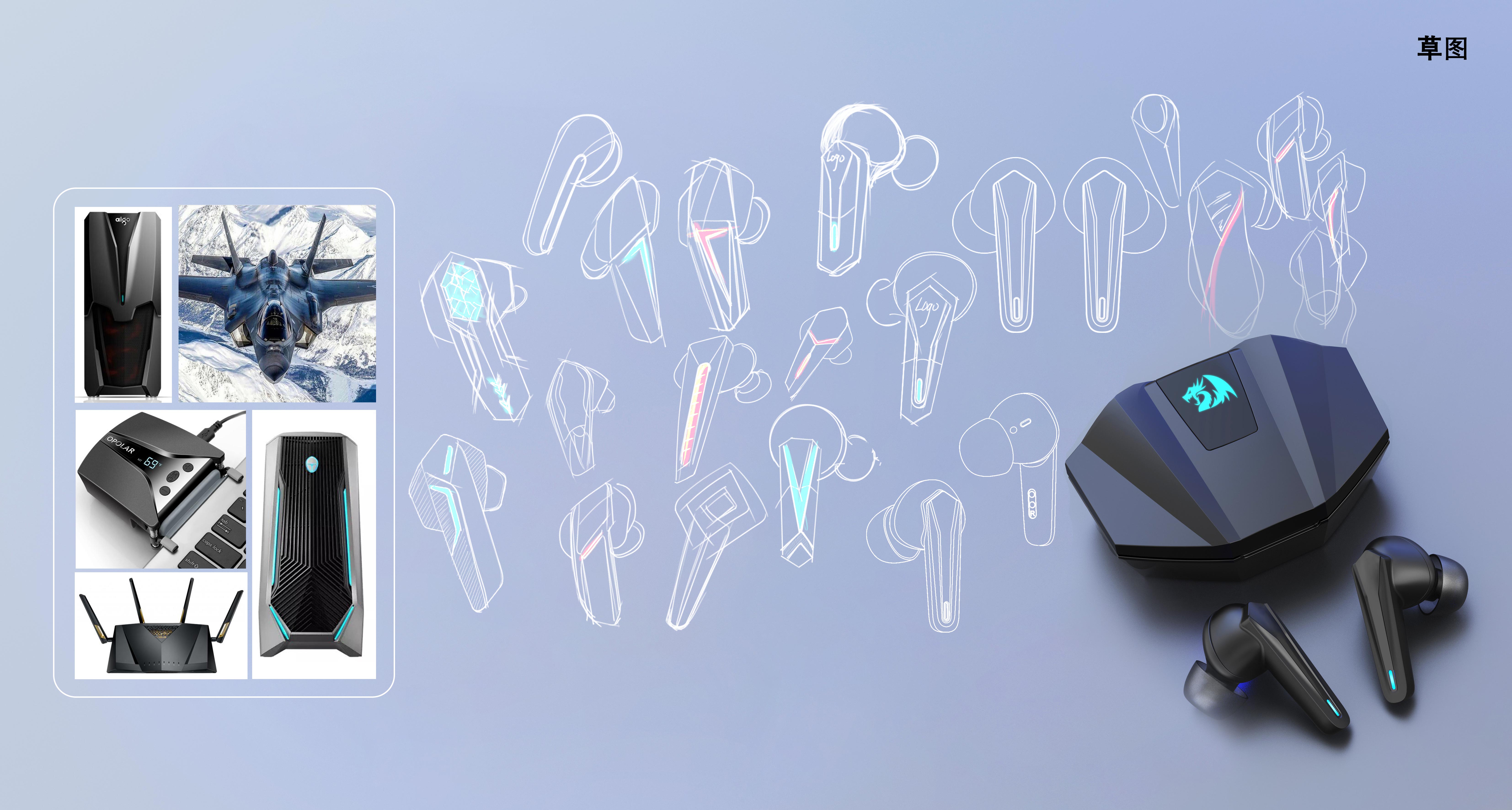 TWS headset，Game headset，science and technology，TWS Gaming Headset，