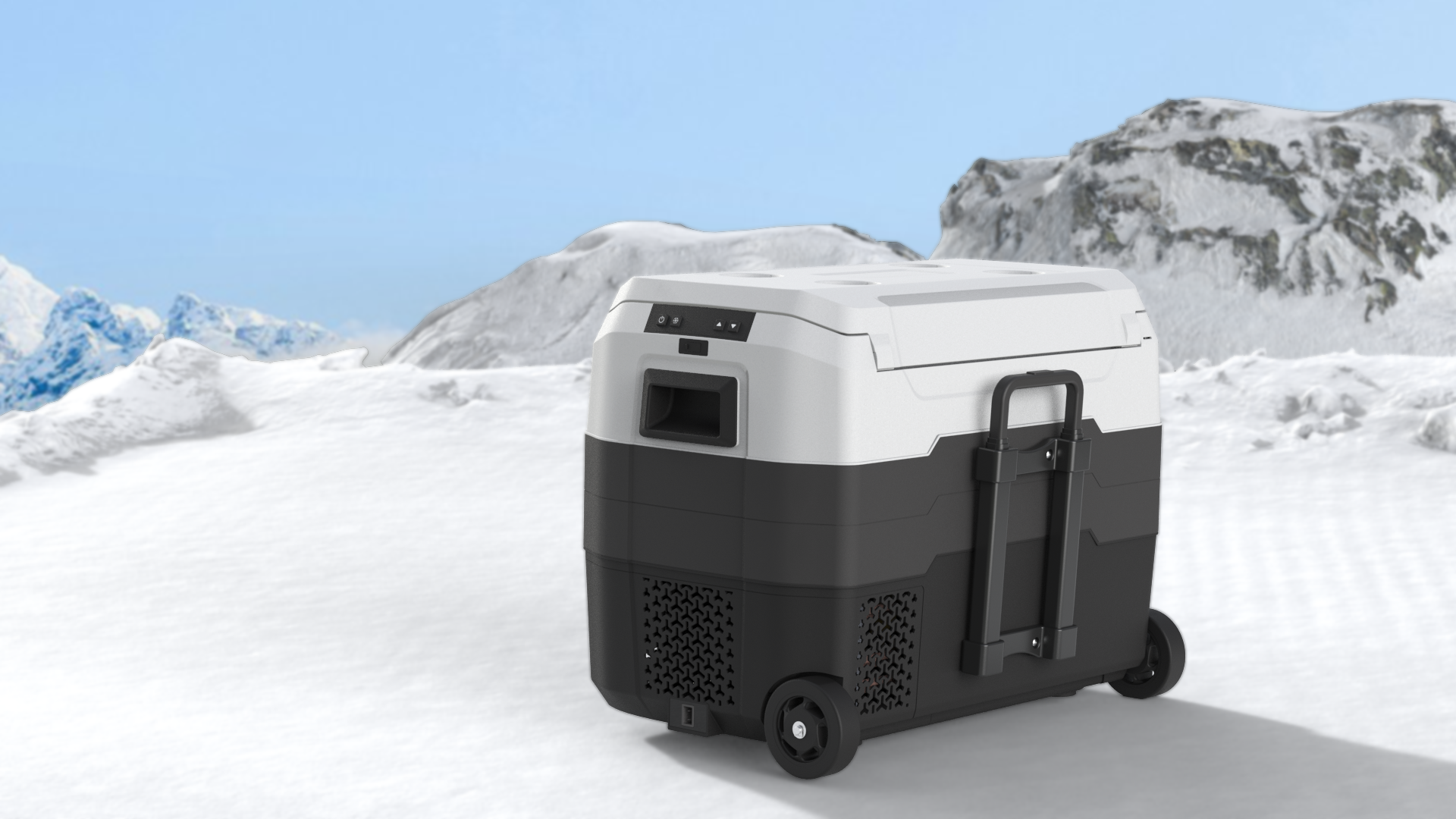 TOALL Convex and Concave Design，Car refrigerator，