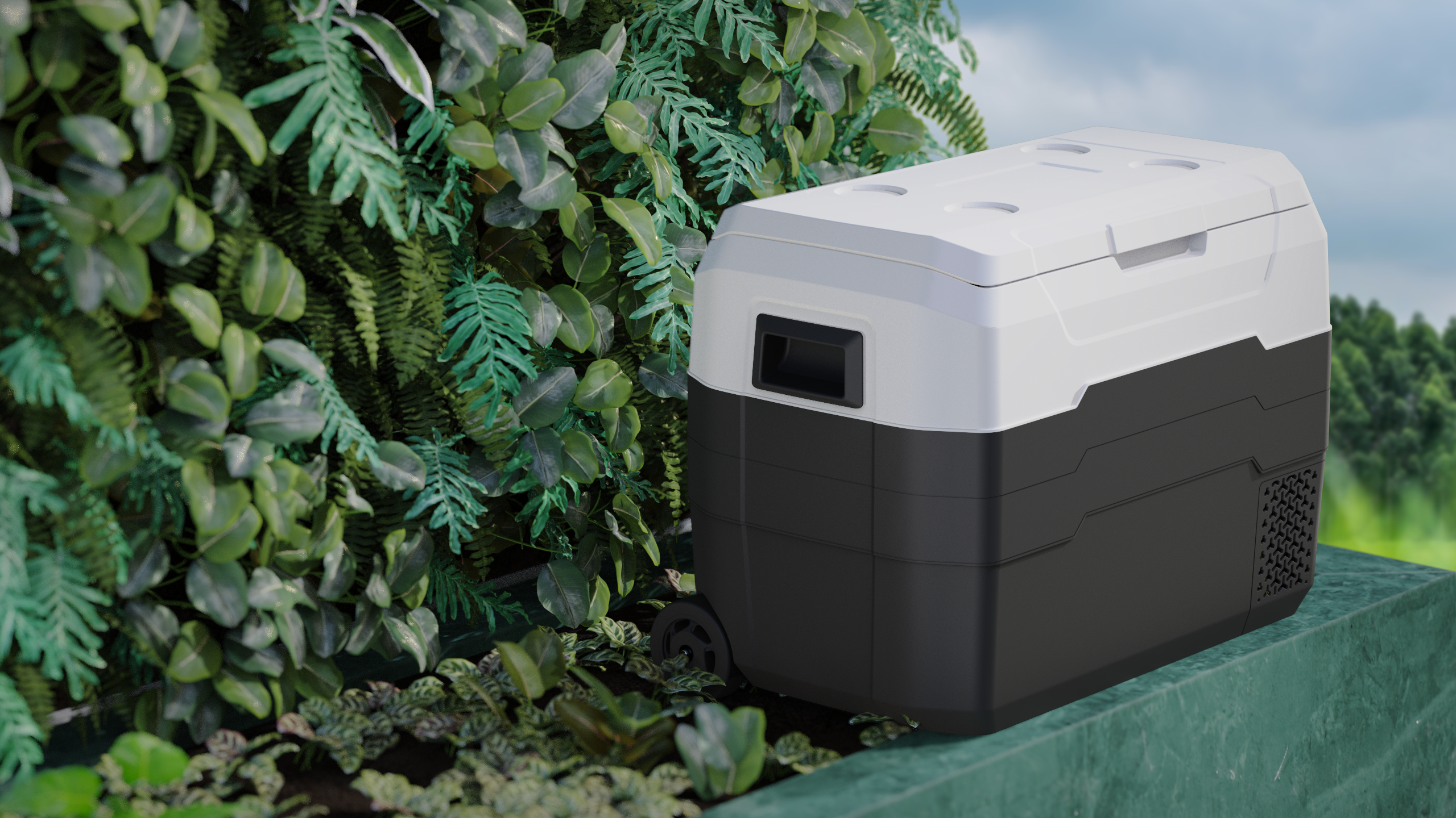 TOALL Convex and Concave Design，Car refrigerator，