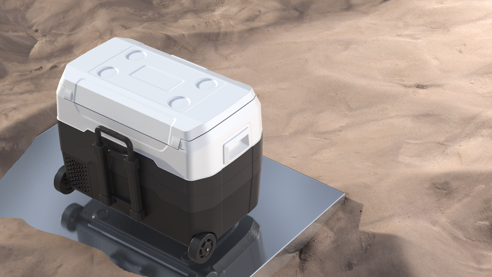 TOALL Convex and Concave Design，Car refrigerator，