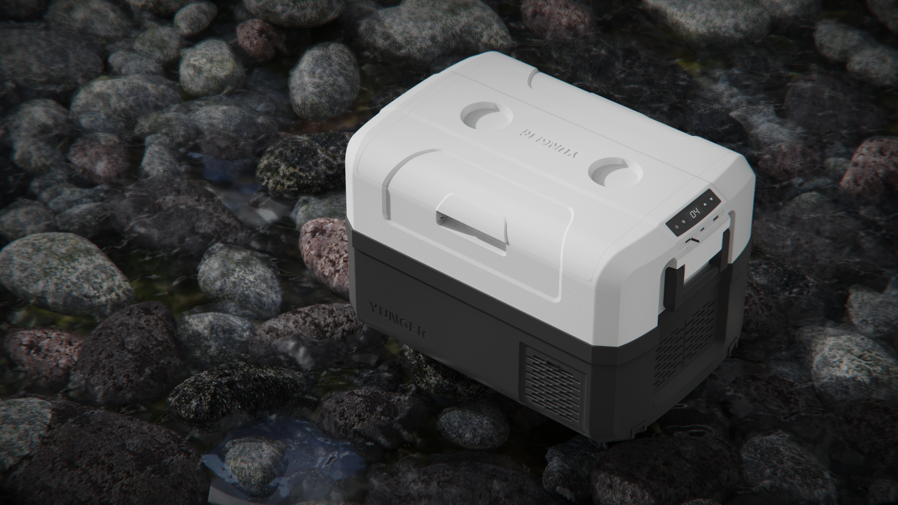 TOALL Convex and Concave Design，Car refrigerator，