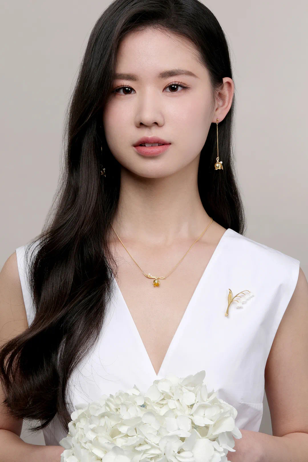 Lily of the valley，Silver ornaments，Lilies of the valley earrings，Lilies of the valley necklace，Good gift recommendation，Good moral，Natural Plant Jewelry，beauty of nature，