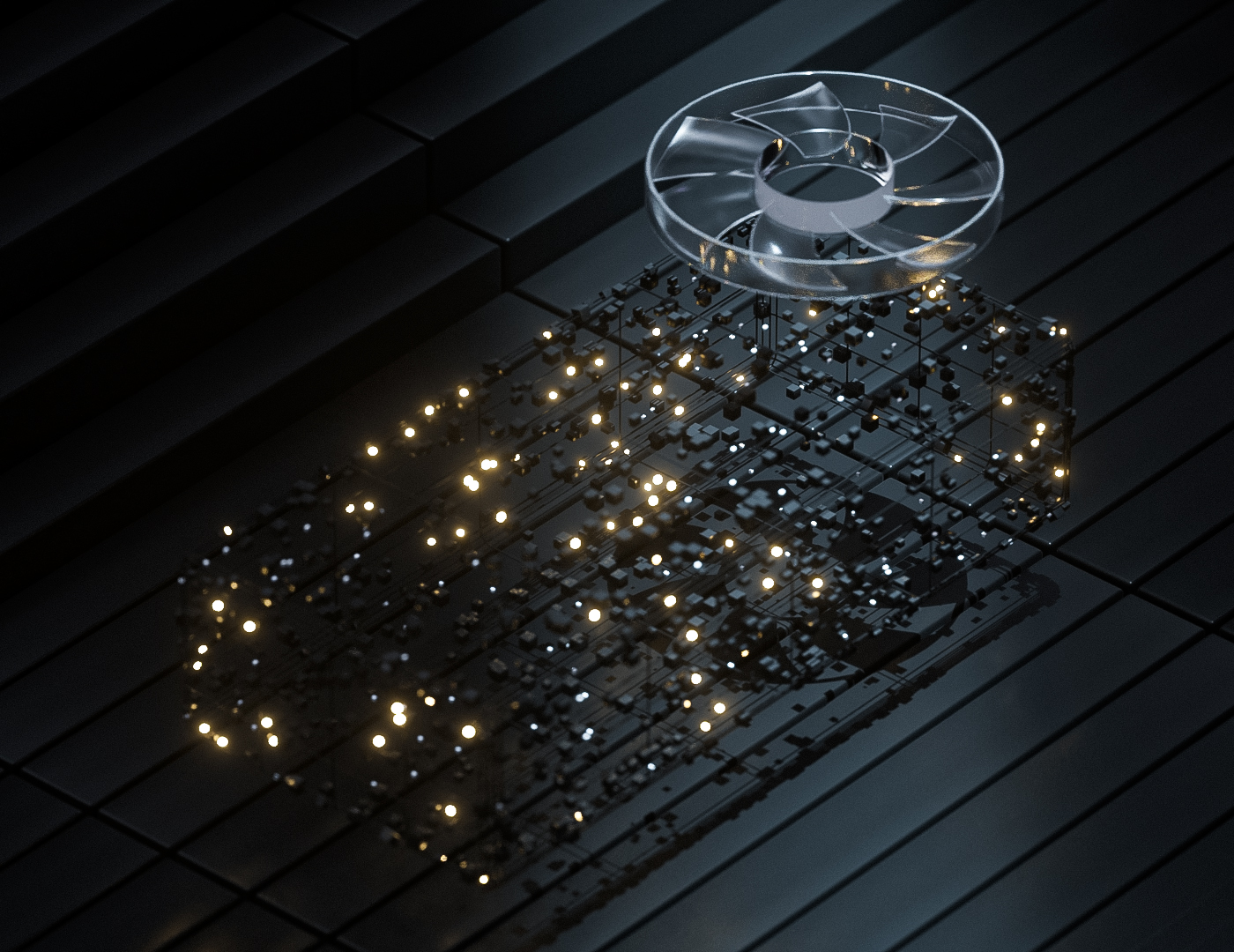 conceptual design，RTX 4090，Tools and equipment，radiator，