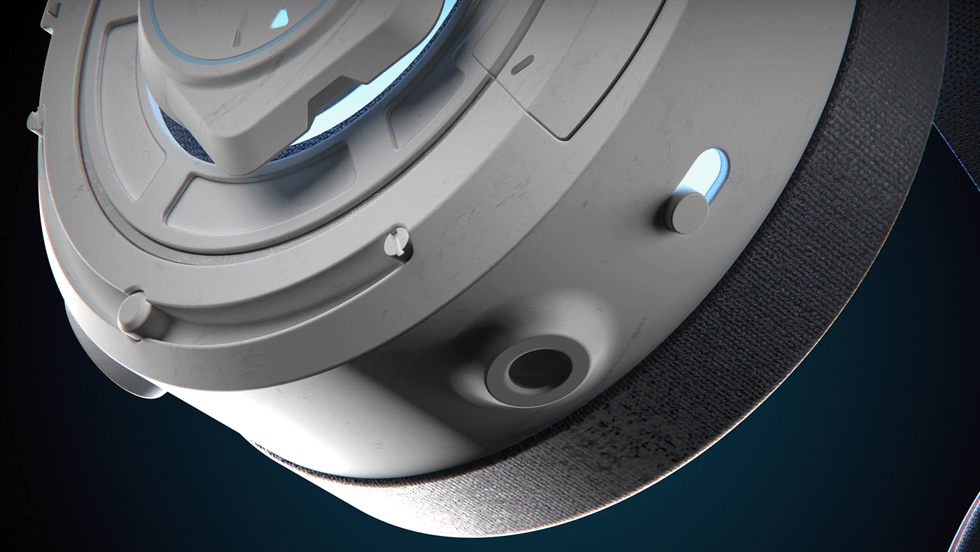 industrial design，headset，concept，Cyberpunk，