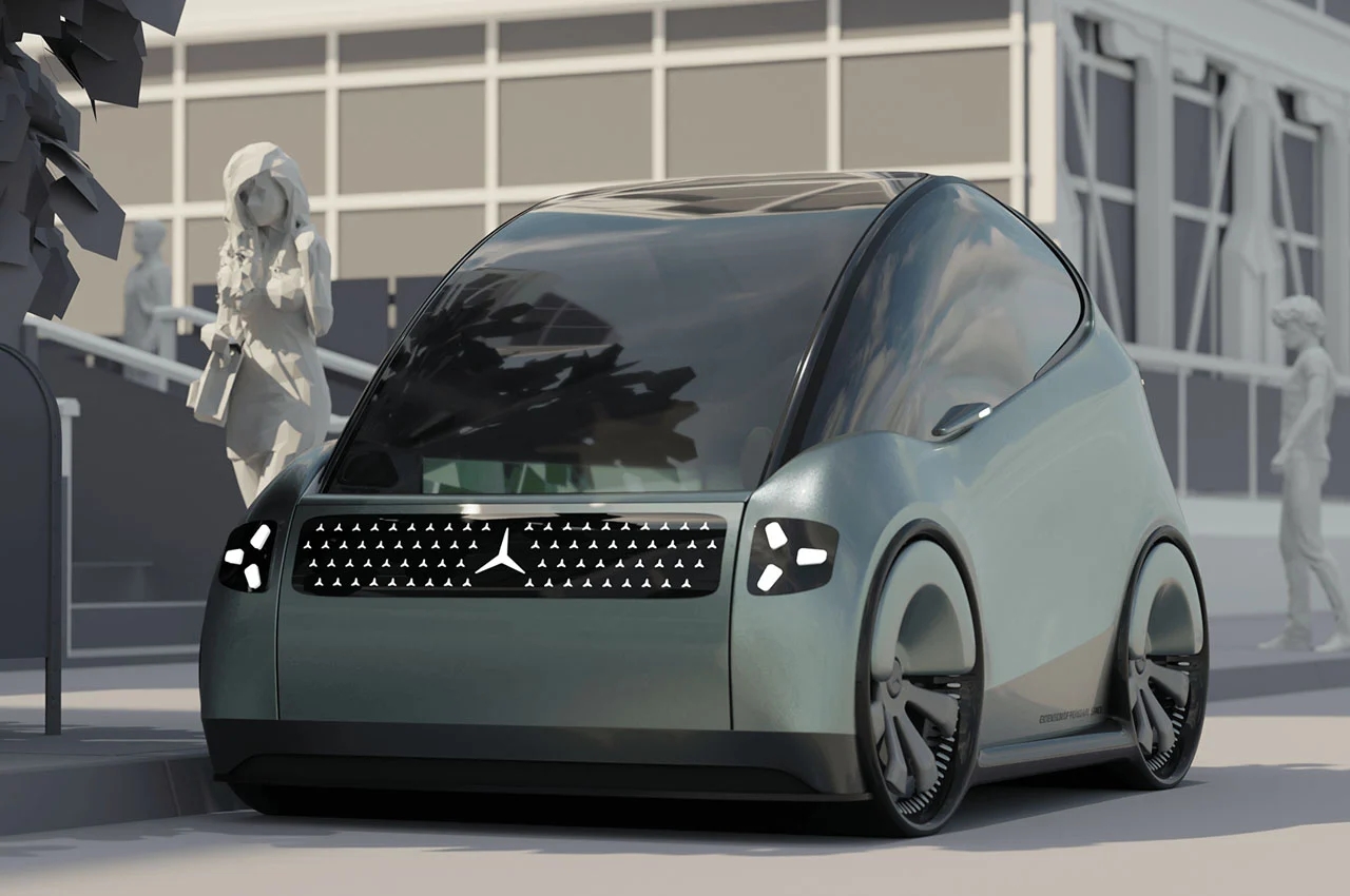 Benz，automobile，industrial design，mercedes，Vision iMobility，