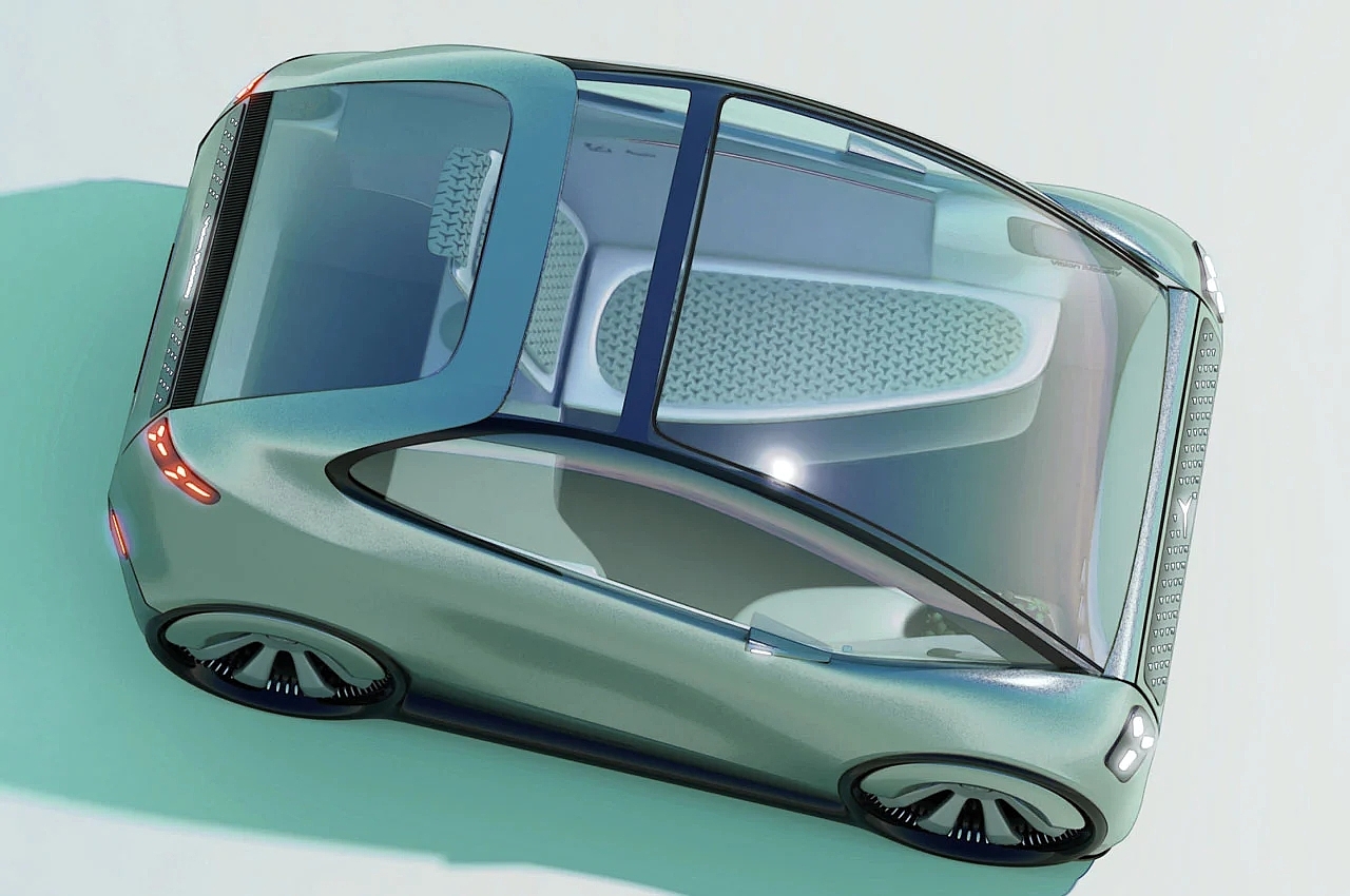 Benz，automobile，industrial design，mercedes，Vision iMobility，