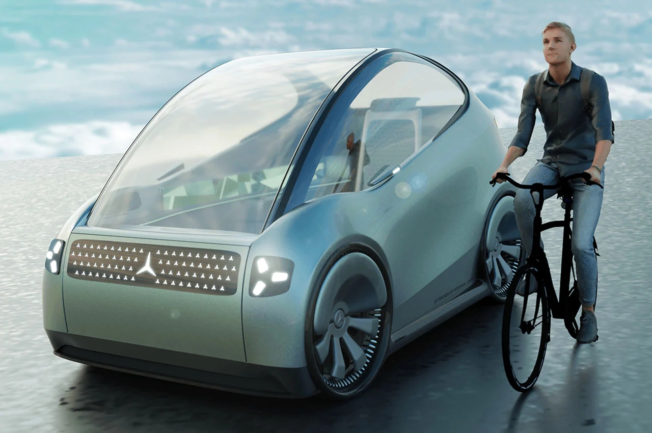 Benz，automobile，industrial design，mercedes，Vision iMobility，