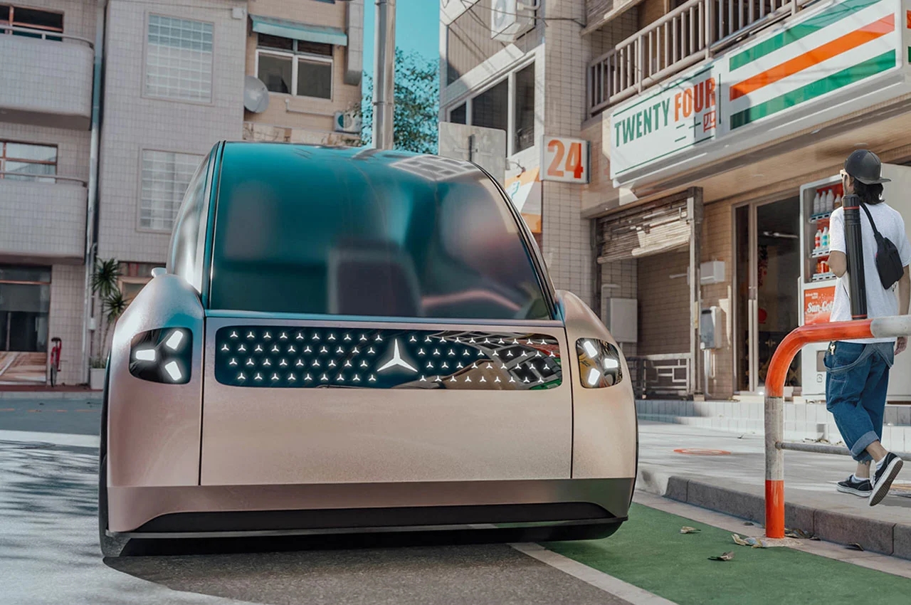 Benz，automobile，industrial design，mercedes，Vision iMobility，