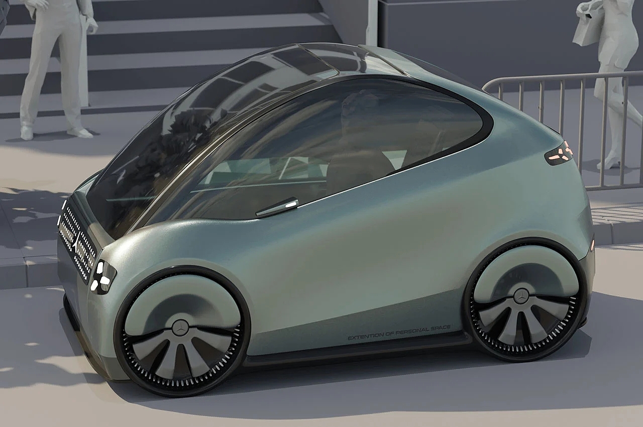 Benz，automobile，industrial design，mercedes，Vision iMobility，