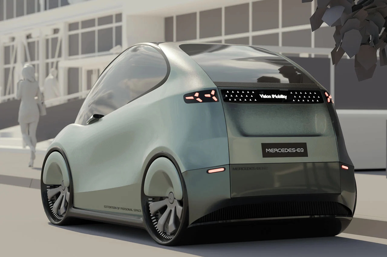 Benz，automobile，industrial design，mercedes，Vision iMobility，