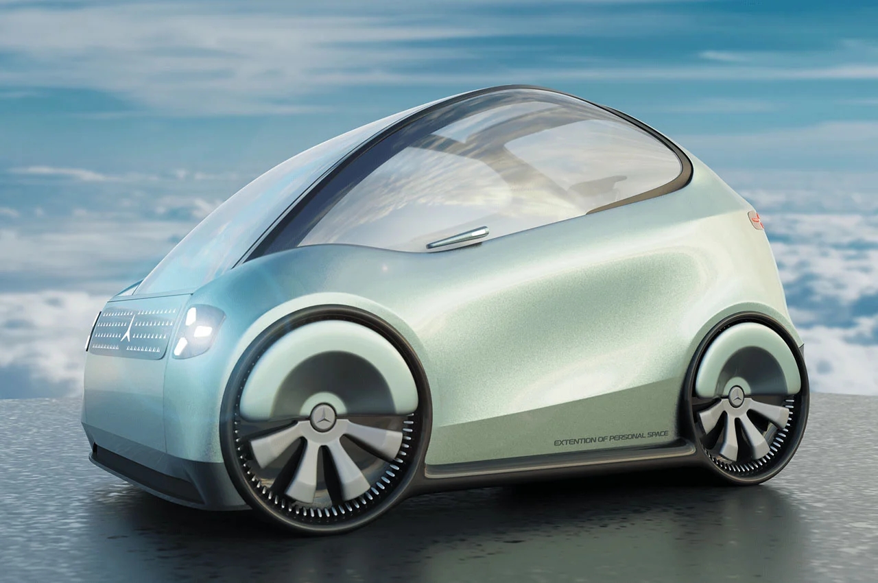 Benz，automobile，industrial design，mercedes，Vision iMobility，
