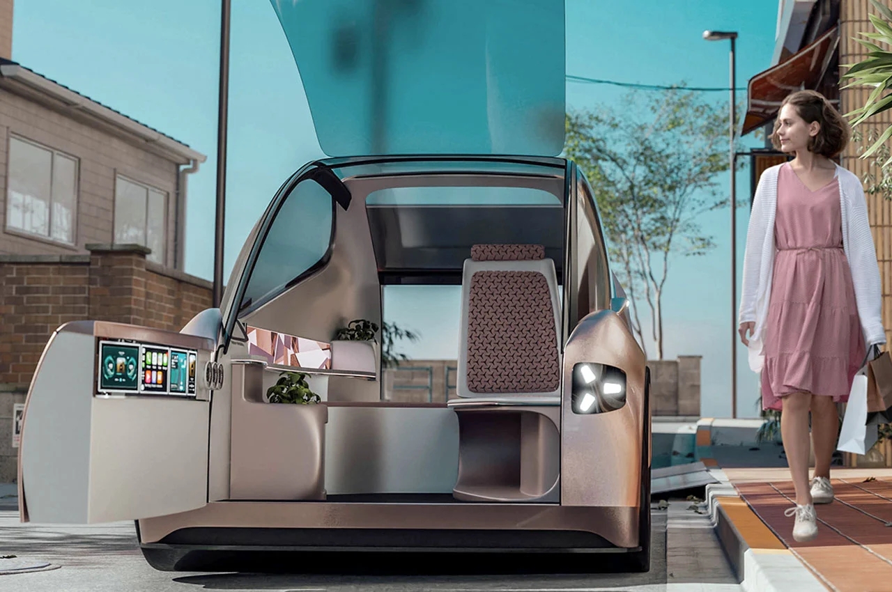 Benz，automobile，industrial design，mercedes，Vision iMobility，