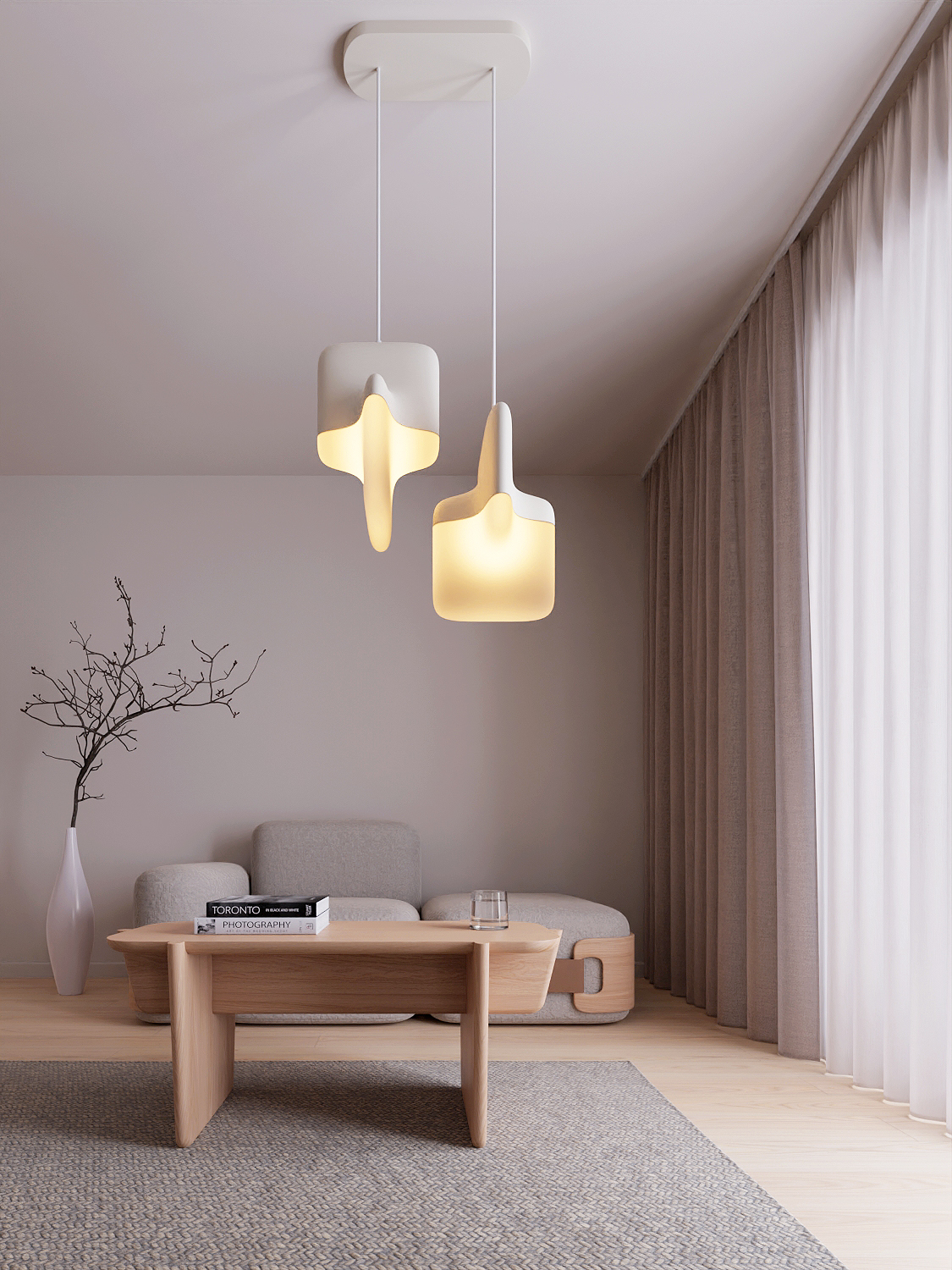 BLEND，Sculpture chandelier，Pattern Layout，household electrical appliances，