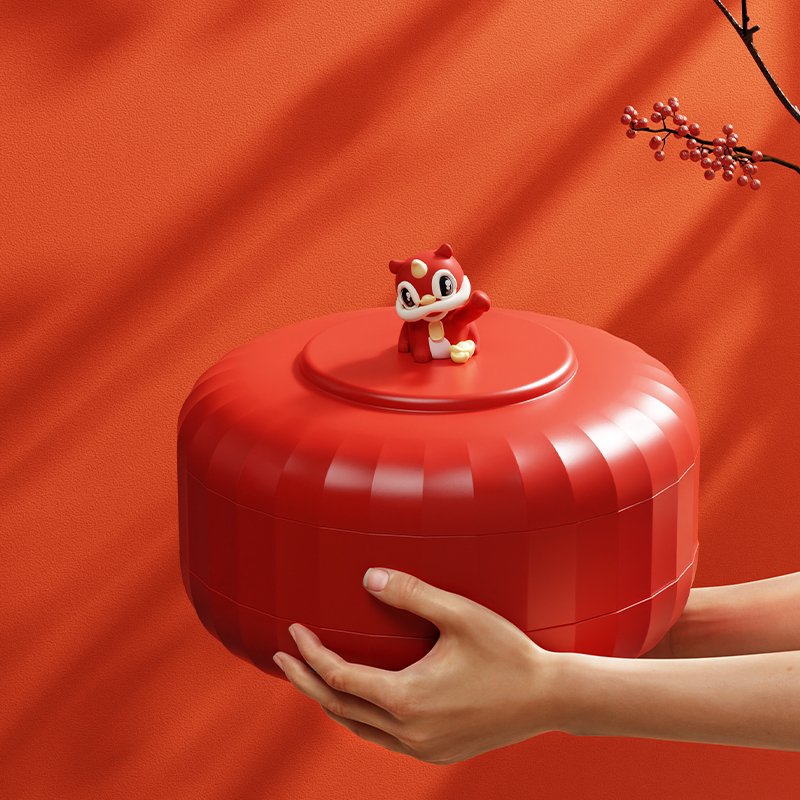 National tide，Lion dance，Candy box，Candy tray，Dried fruit box，Lion Candy Box，