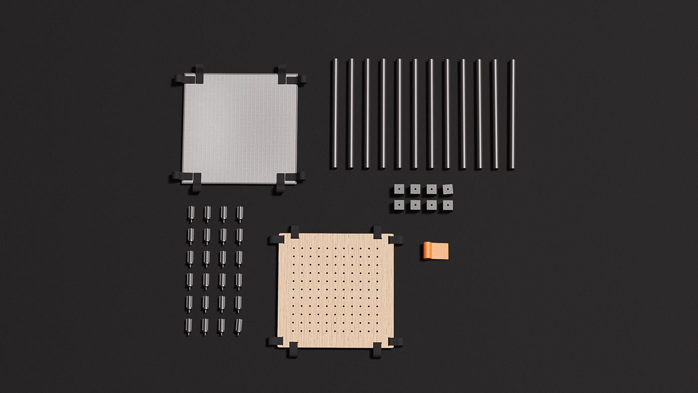 KUP，furniture，Storage tool，modularization，