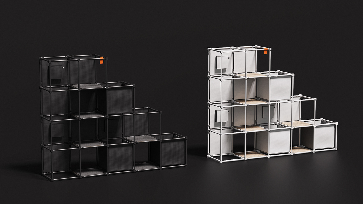 KUP，furniture，Storage tool，modularization，