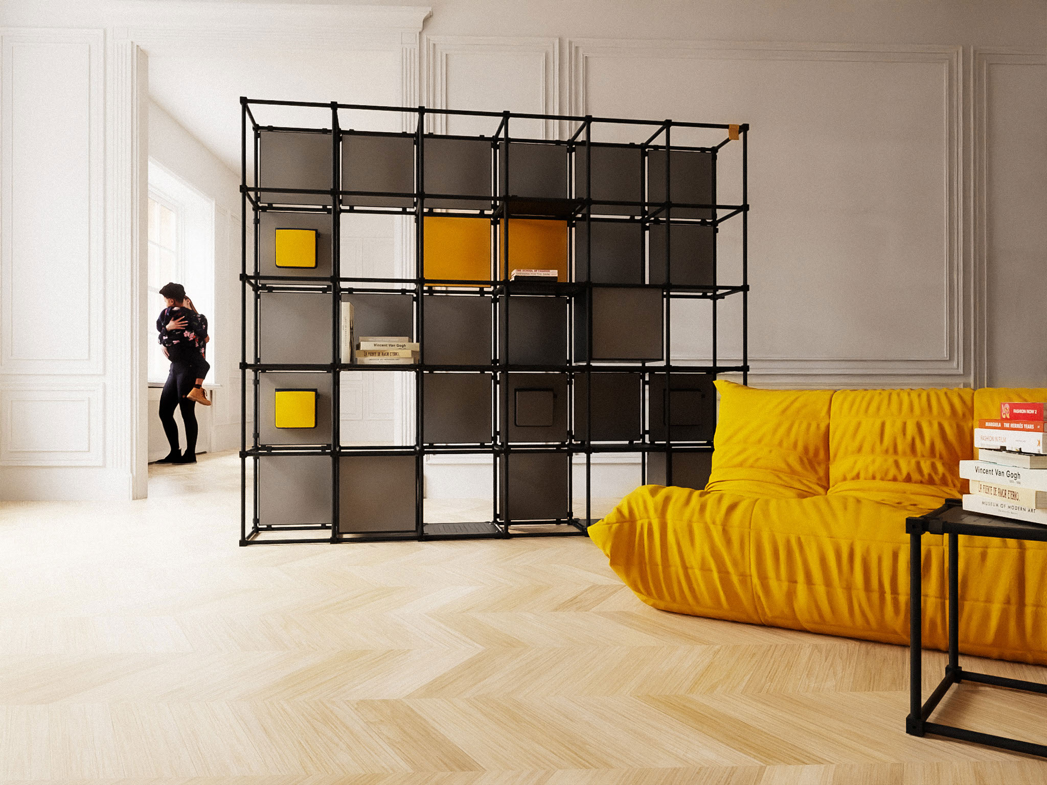 KUP，furniture，Storage tool，modularization，