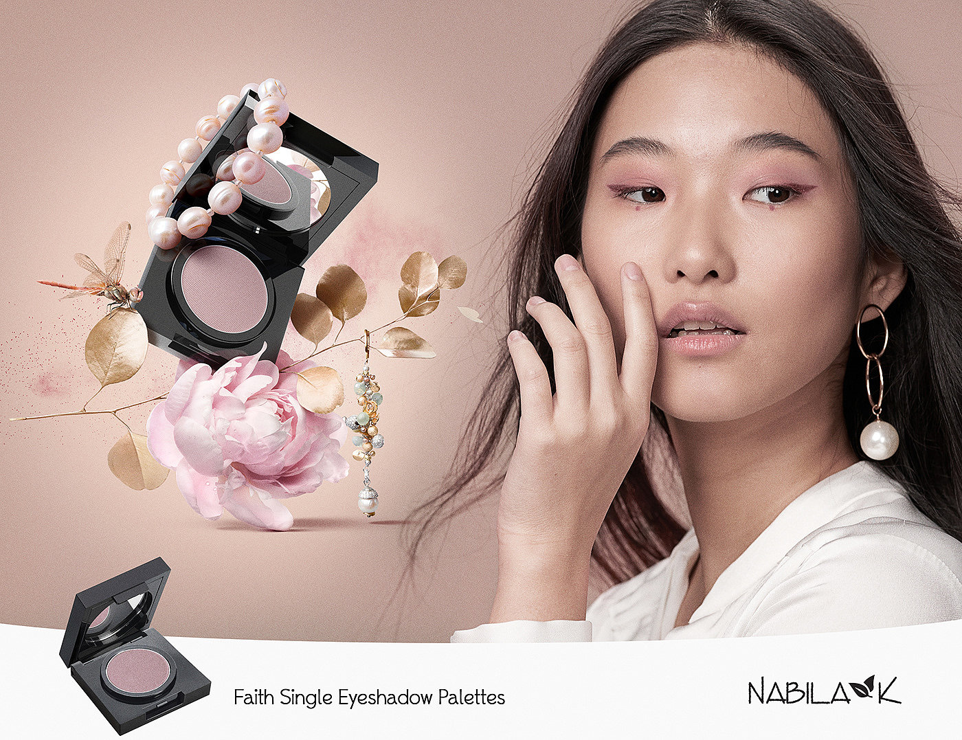 Nabila K，眼影，彩妆，化妆品，