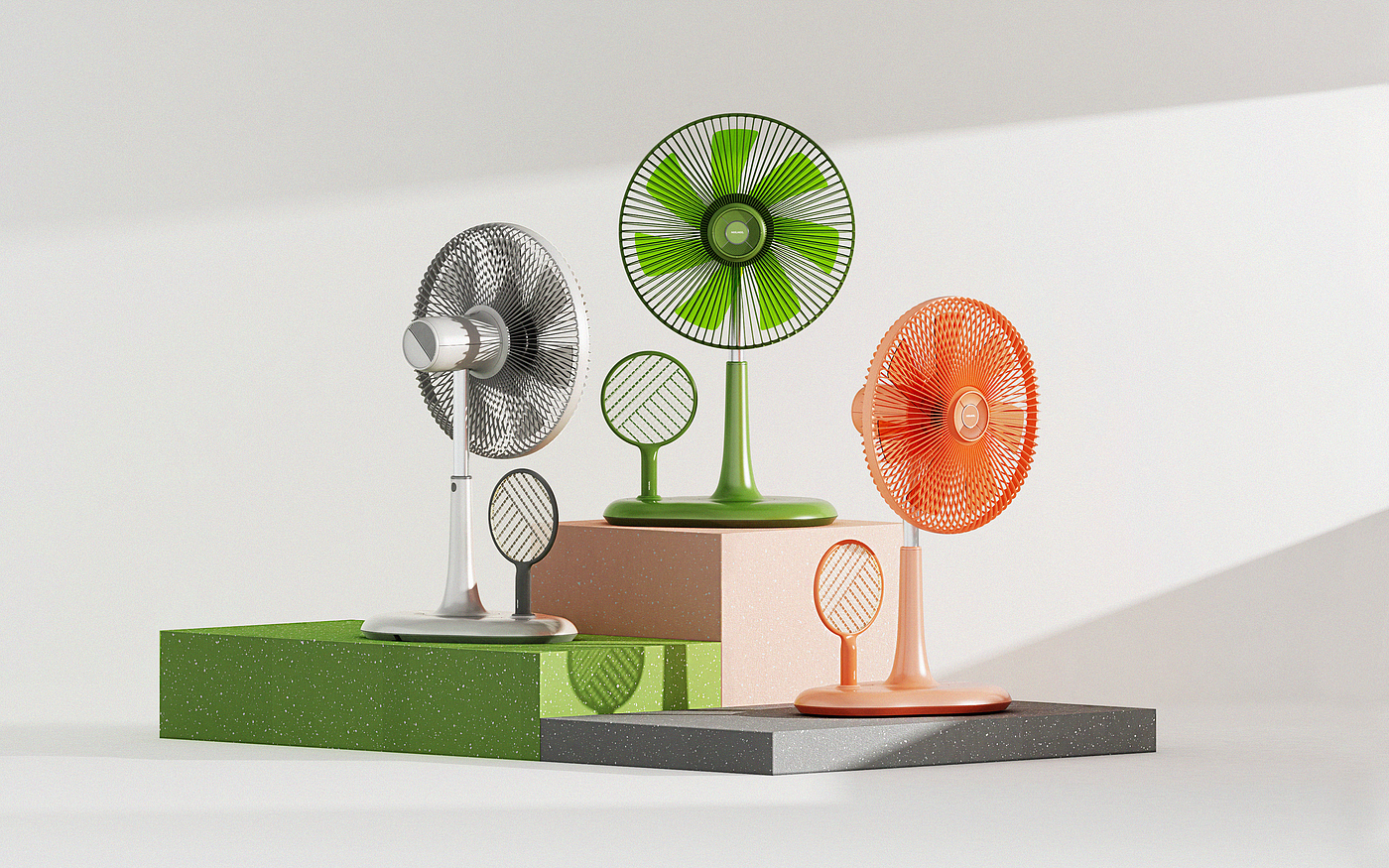 Fan，Electric fly swatter，SOLSOL，