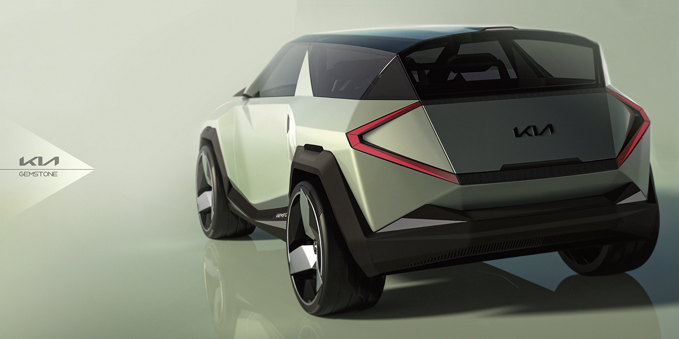 automobile，vehicle，KIA-GEMSTONE，3D modeling，