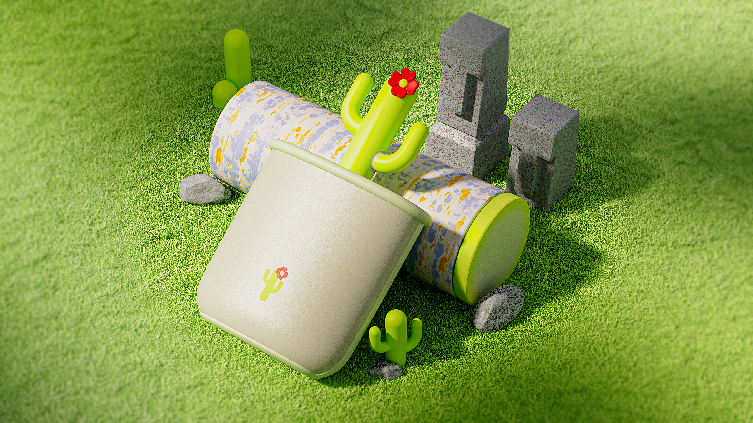 Interesting design，Hand warmer，Render，industrial design，product design，