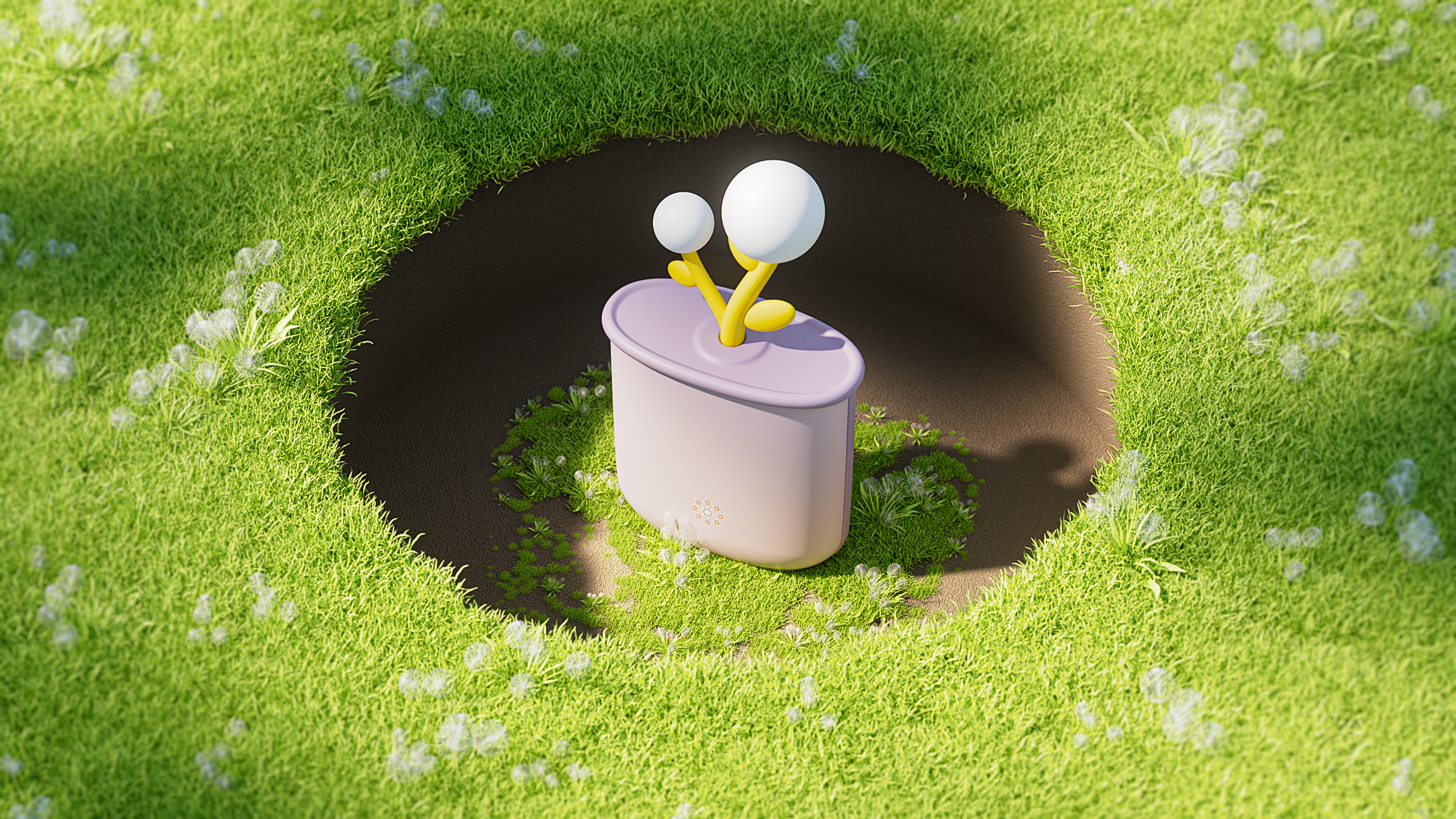 Interesting design，Hand warmer，Render，industrial design，product design，