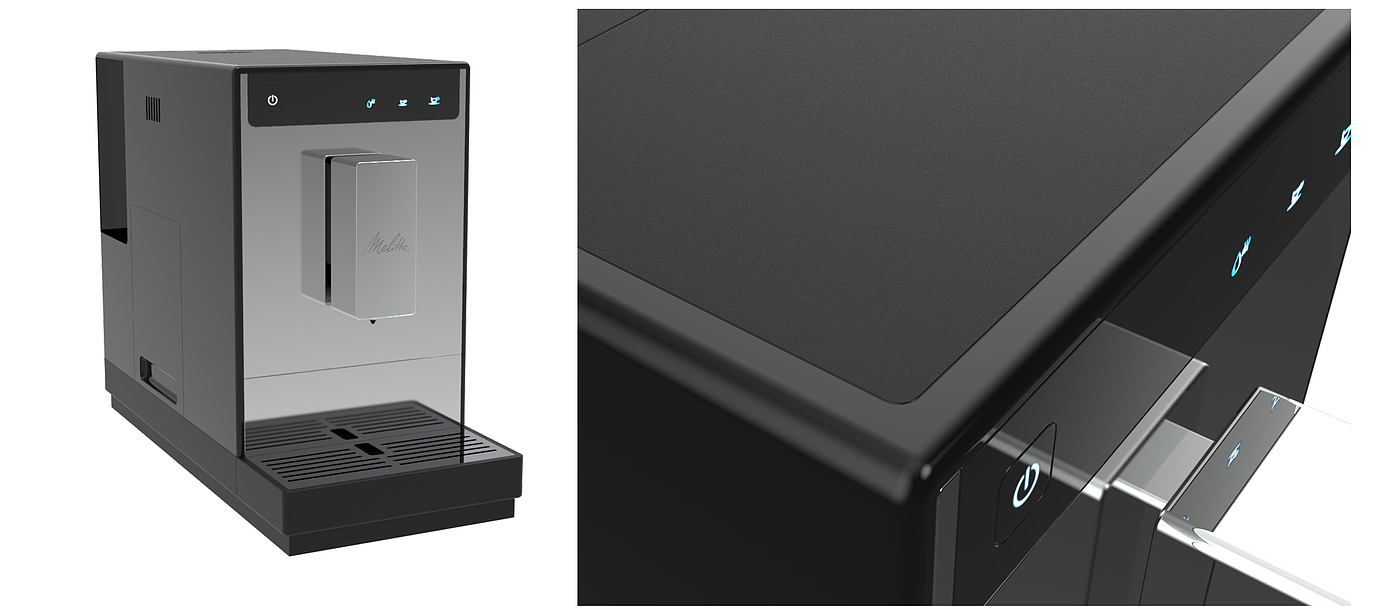 Melamat，automatic，Coffee machine，product design，