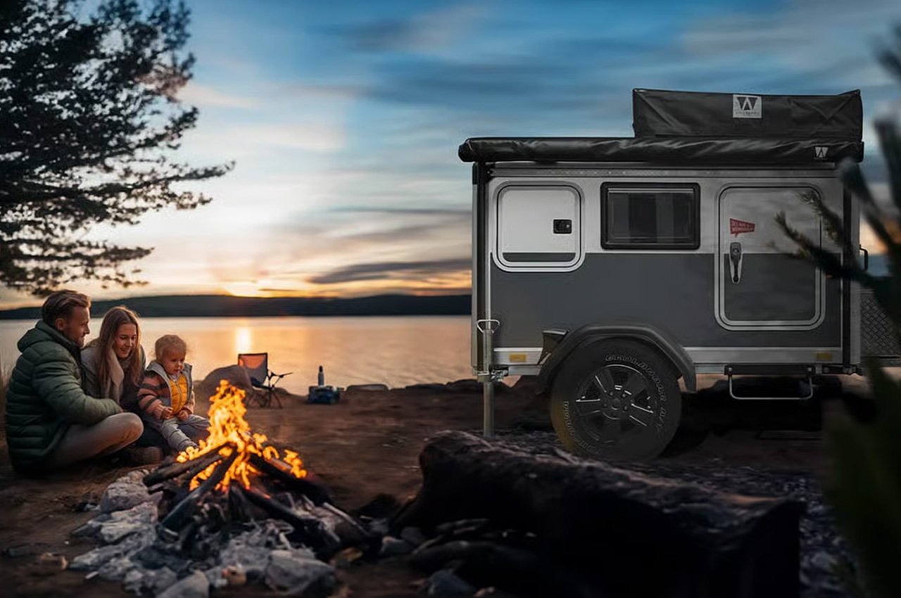 Camping Trailer，multi-function，miniature，