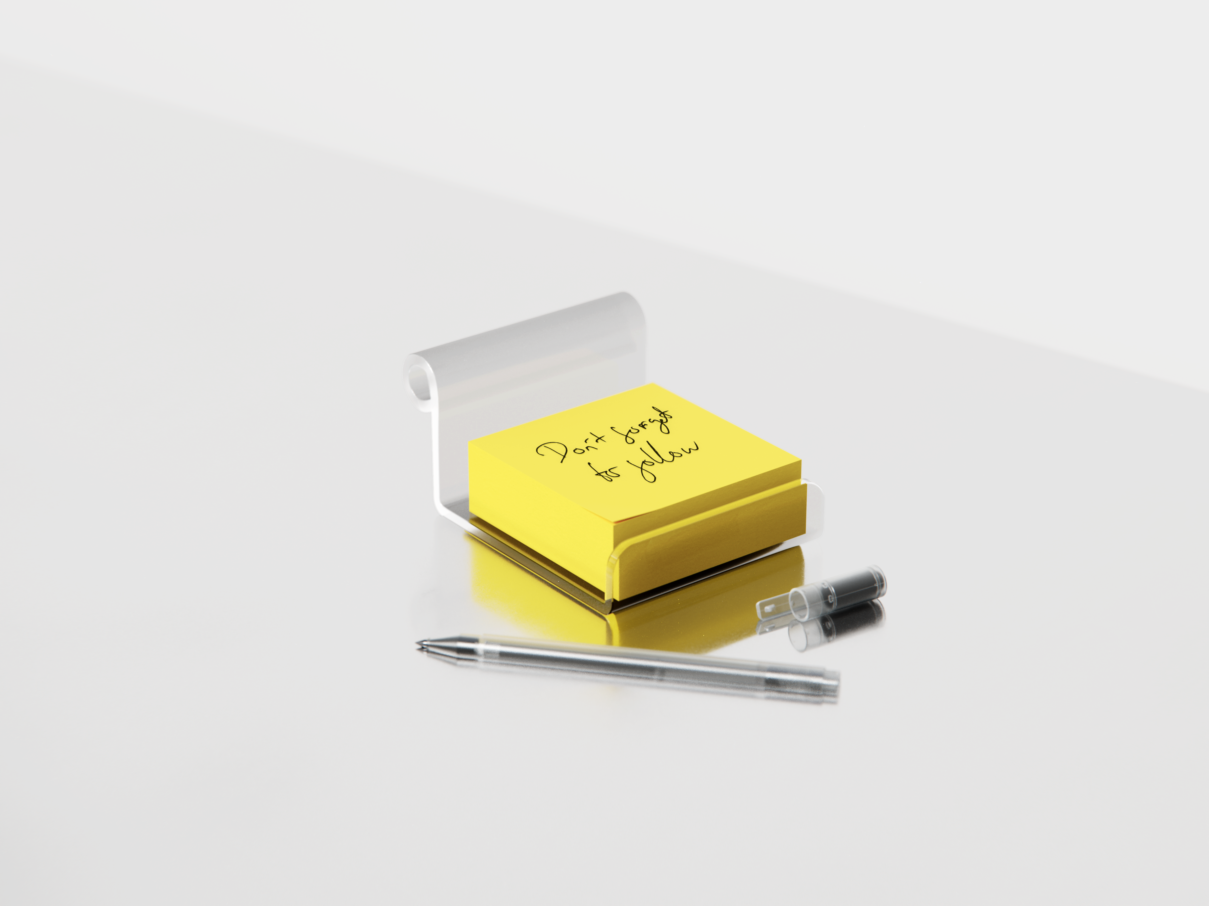 sticky note，product design，Post-it clip，