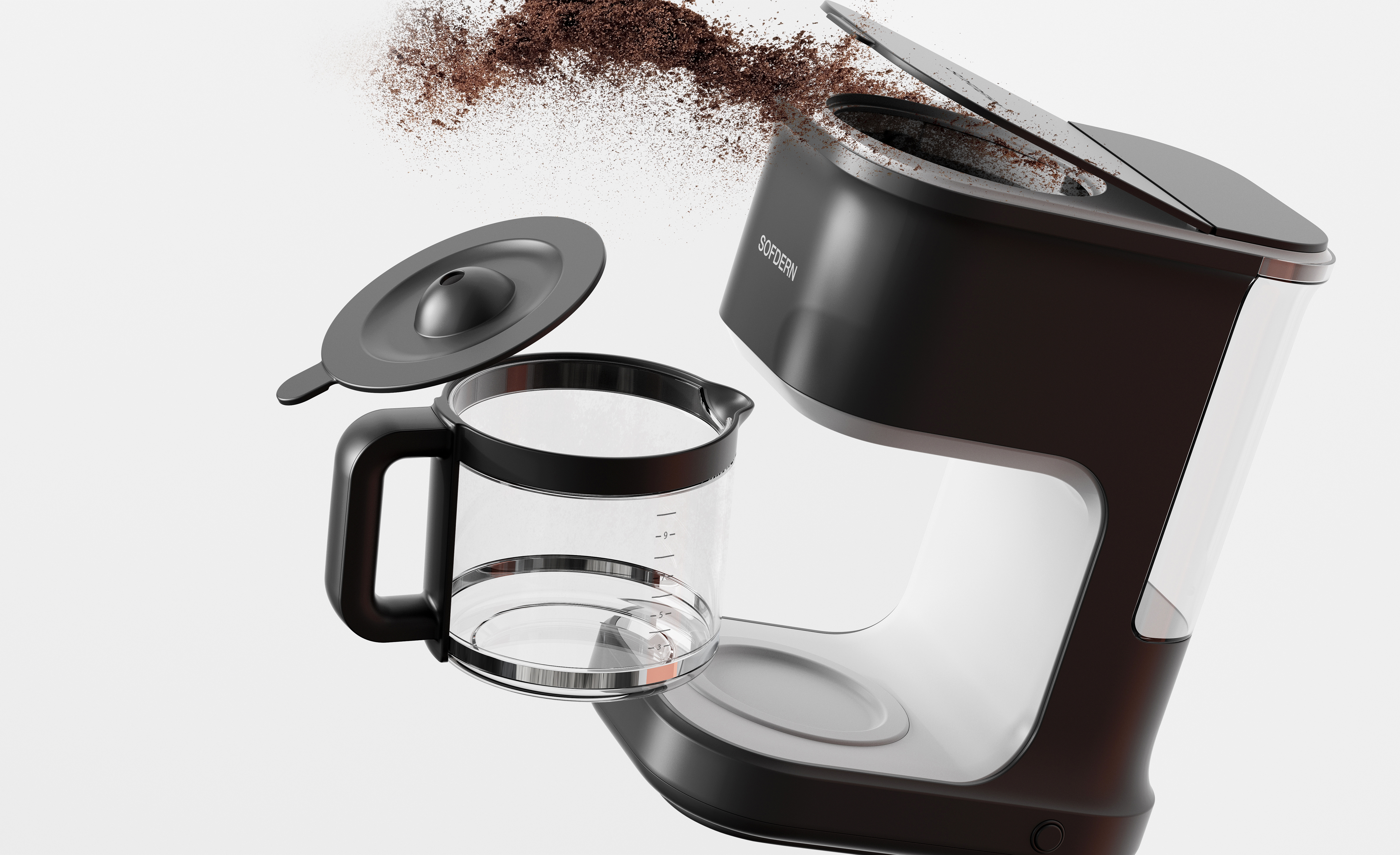 SOFDERN，Coffee machine，product design，