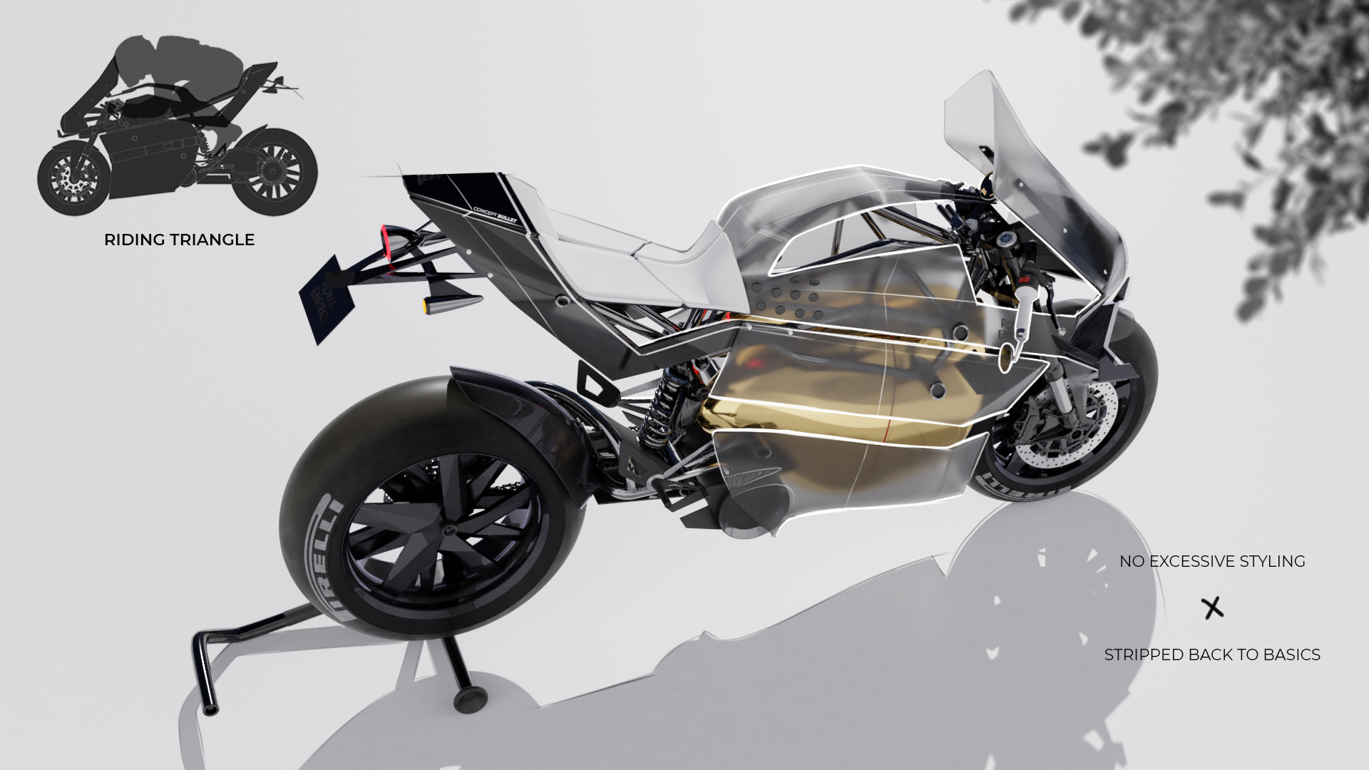 motorcycle，vehicle，Royal Enfield Concep，