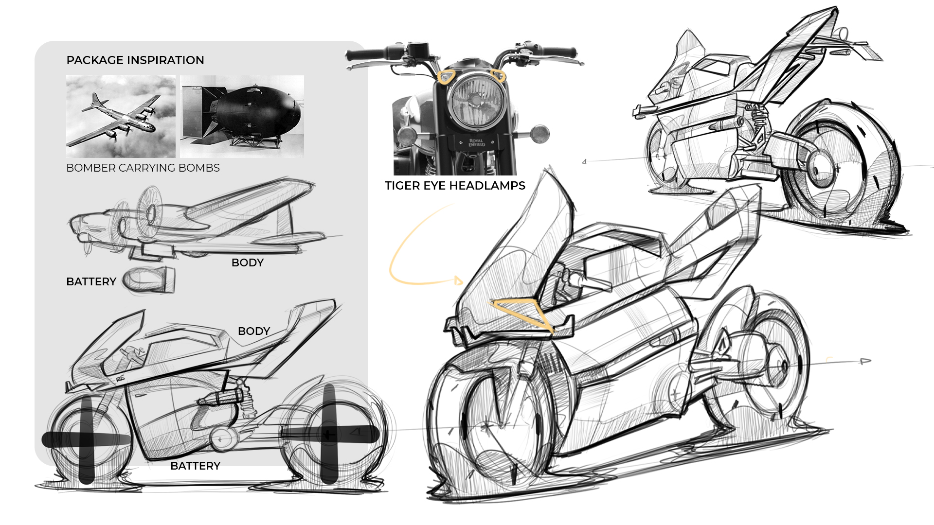 motorcycle，vehicle，Royal Enfield Concep，