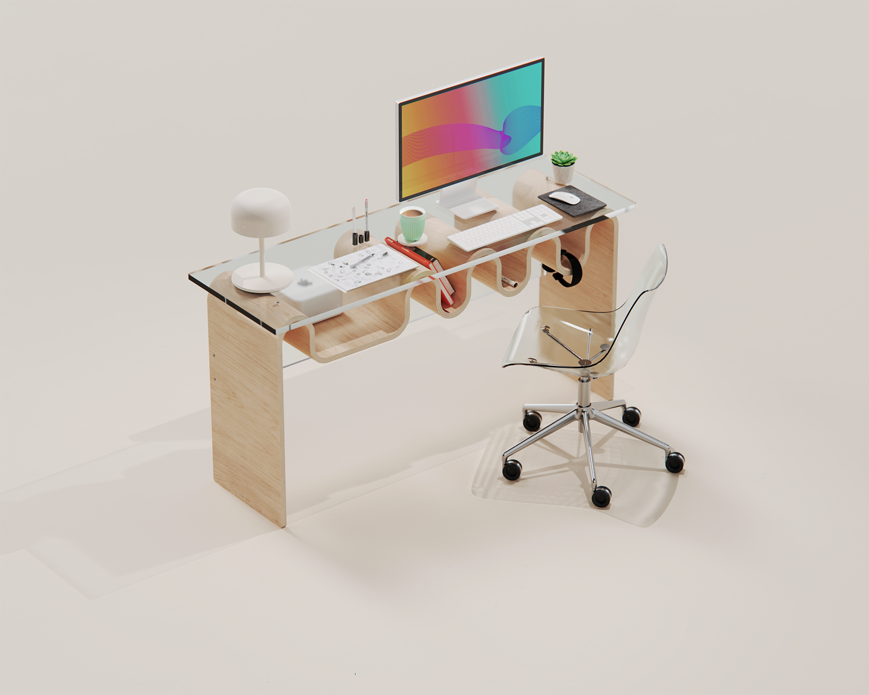 Aalto，desk，furniture，Simplicity，