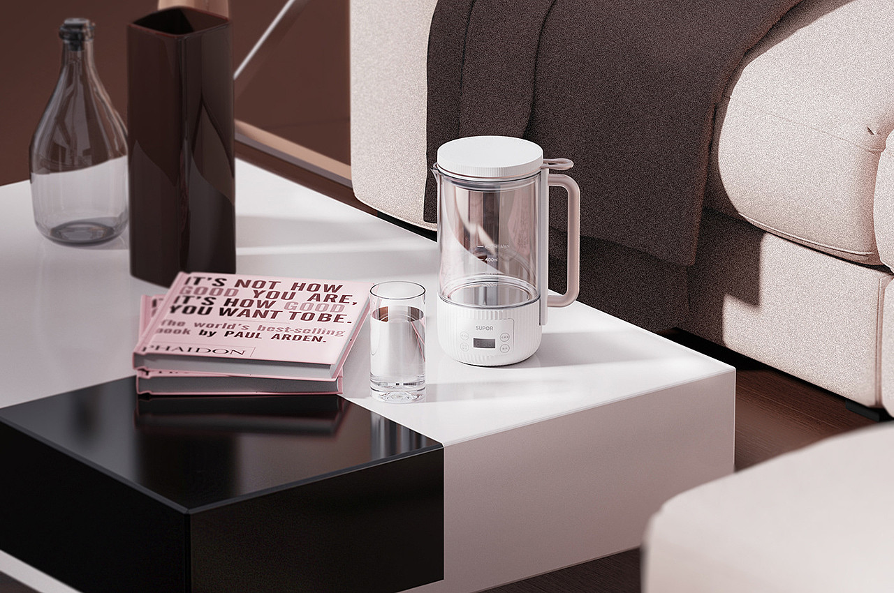 Minimalist，Electric kettle，Kitchen appliances，product design，