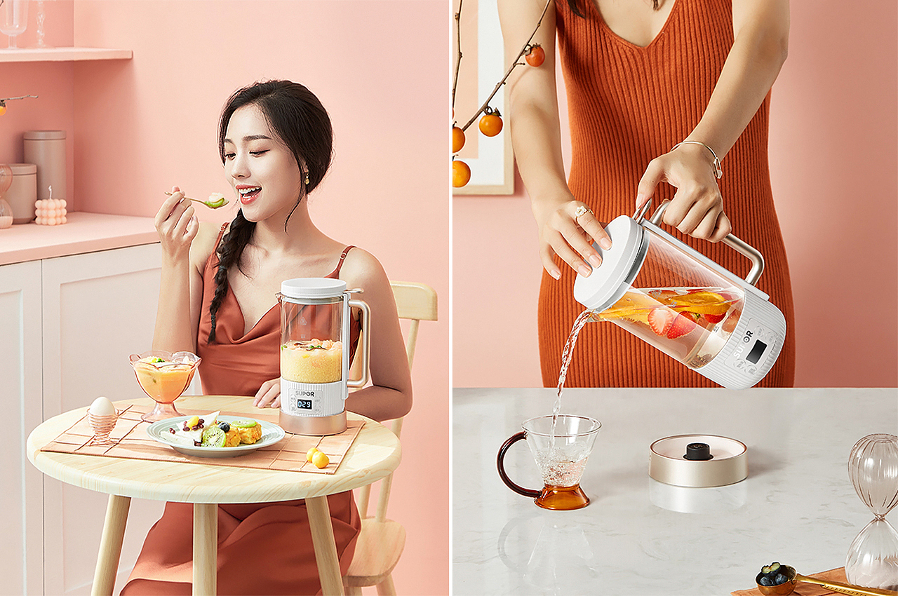 Minimalist，Electric kettle，Kitchen appliances，product design，