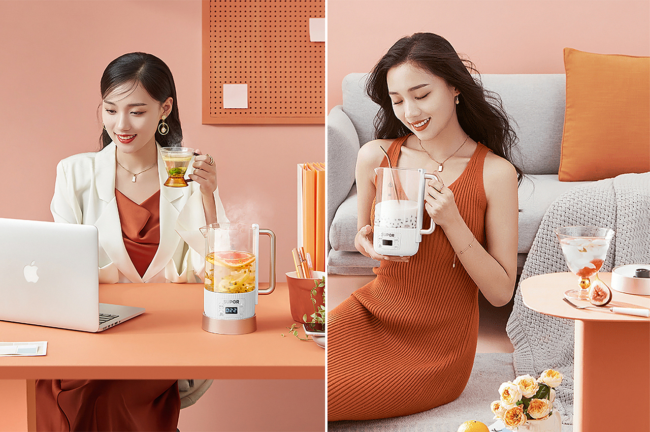 Minimalist，Electric kettle，Kitchen appliances，product design，