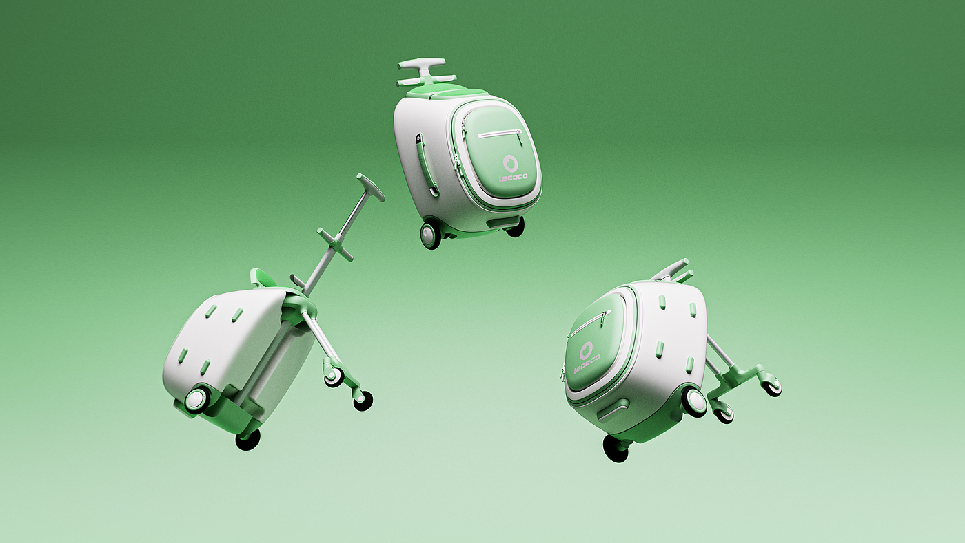 industrial design，Creative design，product design，Vehicle design，Appearance design，Multi-function suitcase，