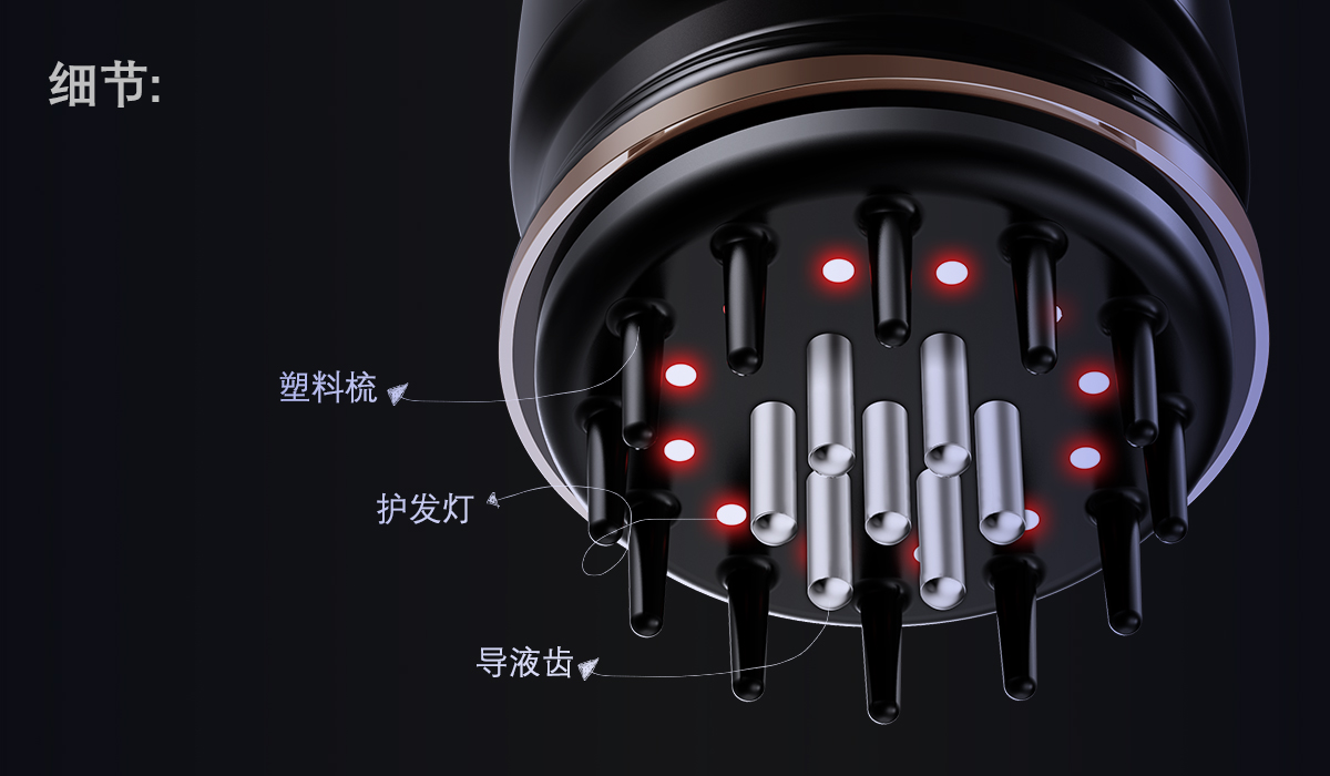 Intelligent hair comb，