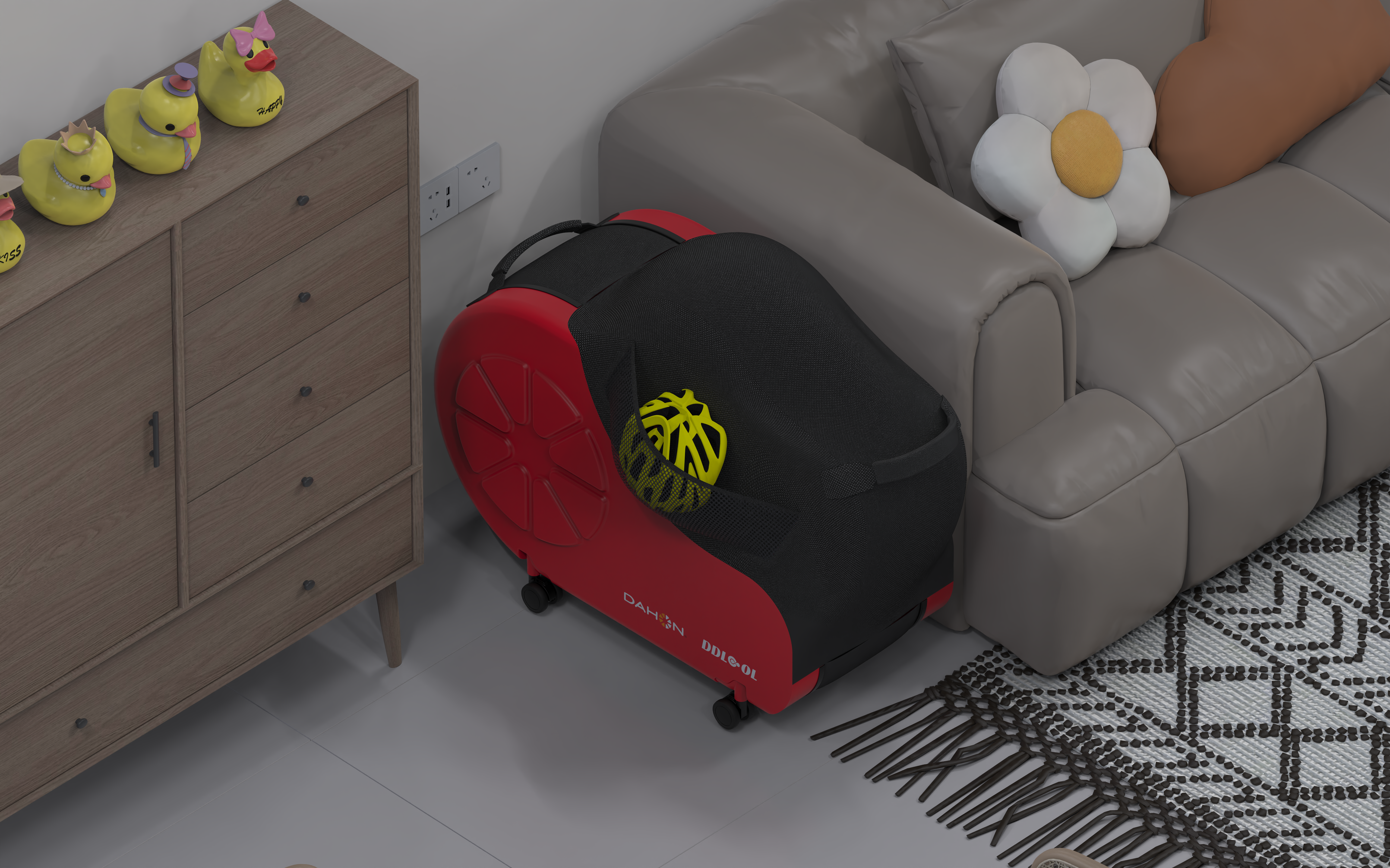 Bicycle storage box，Big Line Bicycle，Bicycle Garage，joint name of big bank，